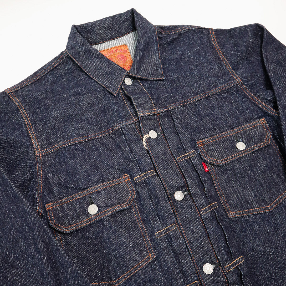 2102W Type 2 Selvedge Denim Jacket 13.7oz One Wash Indigo - 2