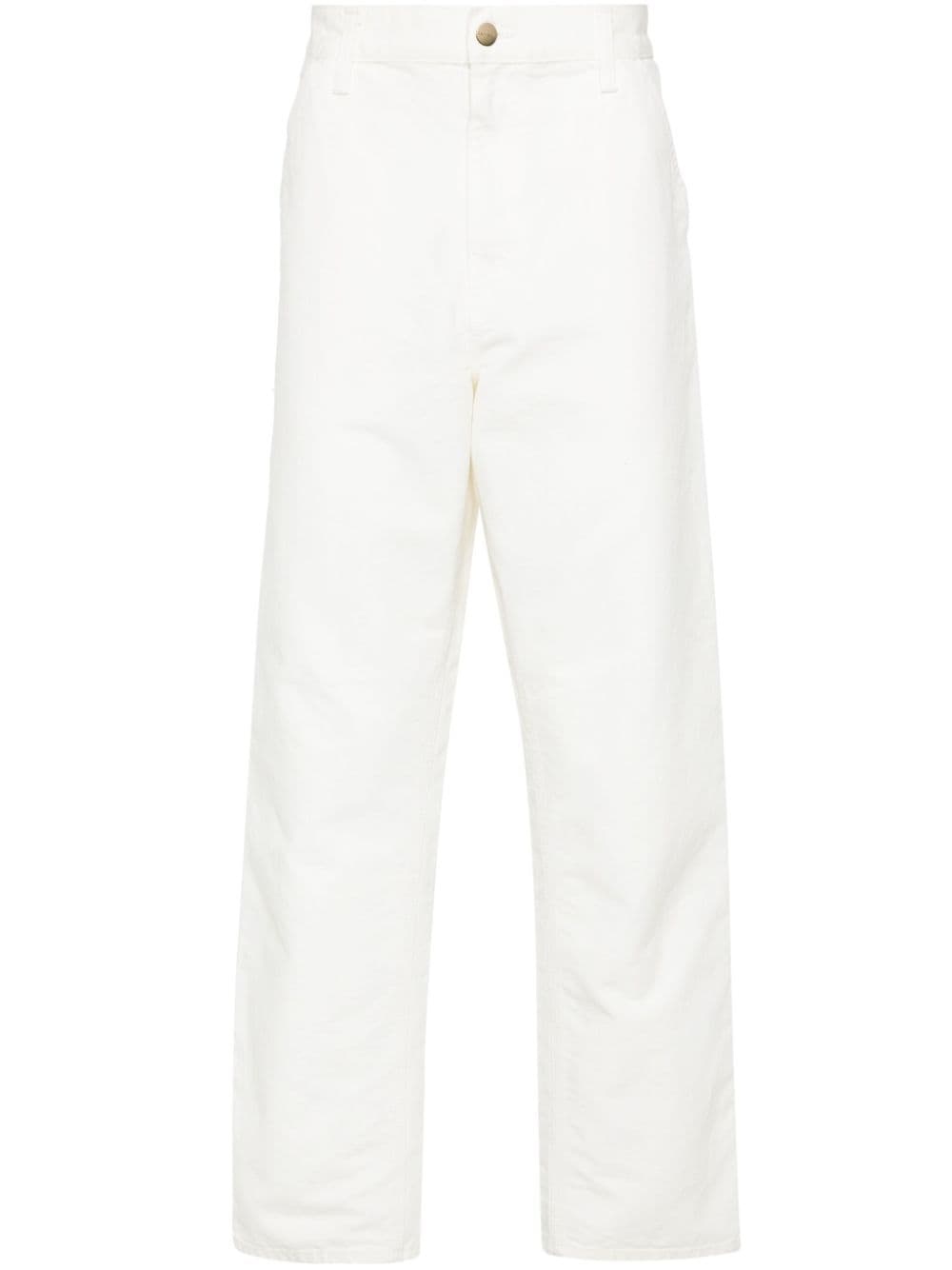 Simple organic cotton trousers - 1