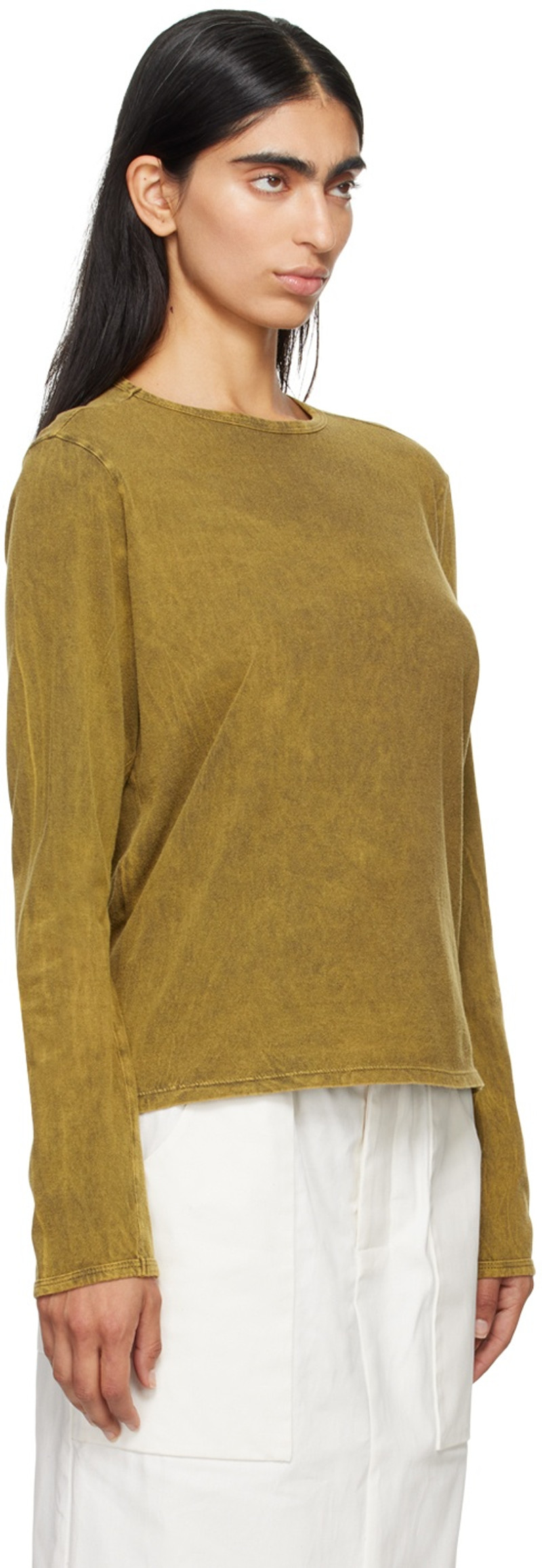 GABRIELA COLL GARMENTS Green No.87 Long Sleeve T-Shirt outlook