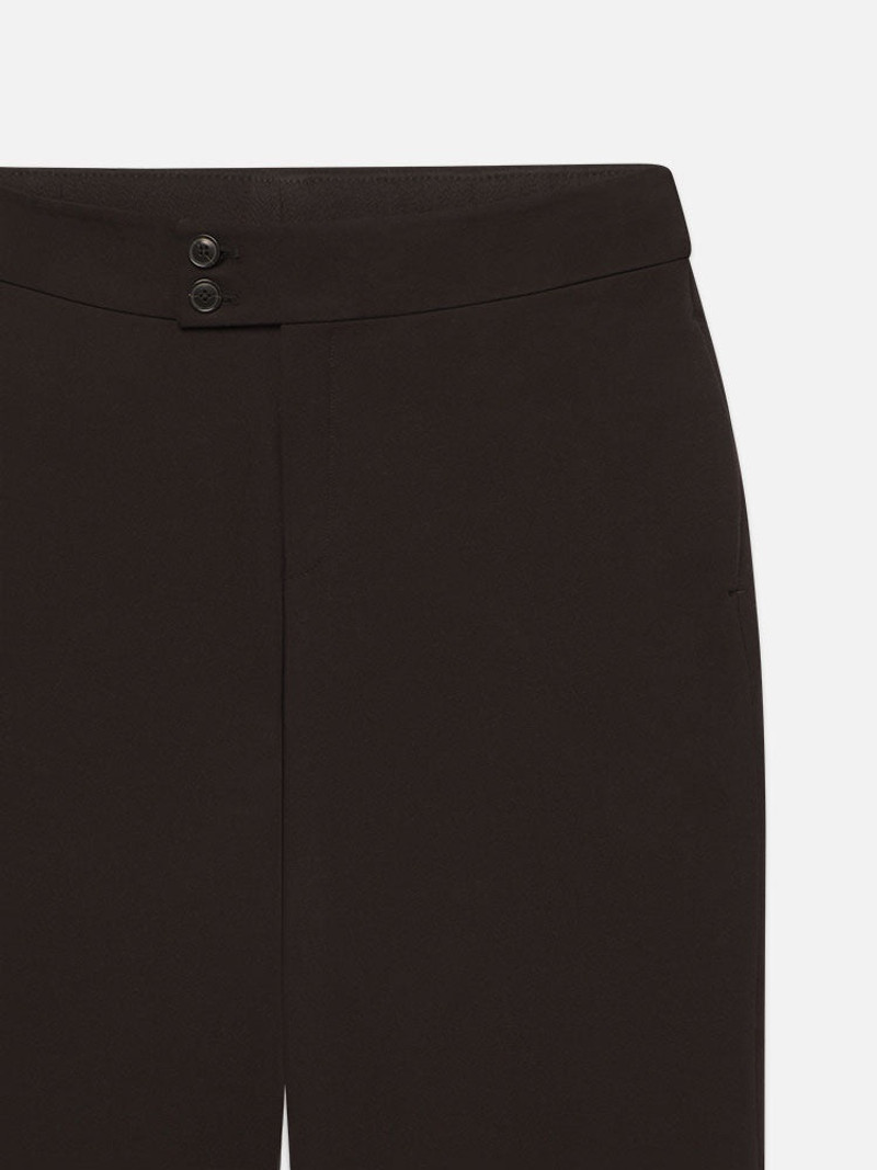 FRAME Le Hardy Wide Leg Trouser in Black outlook
