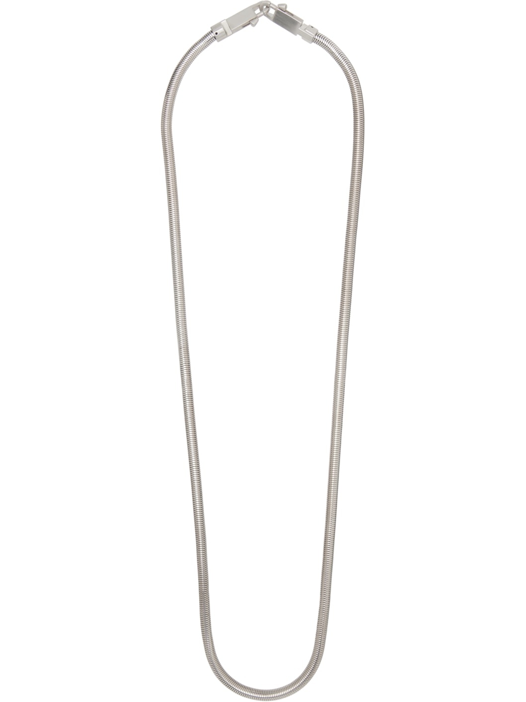 Silver Snake Chain Crossbody Strap - 1
