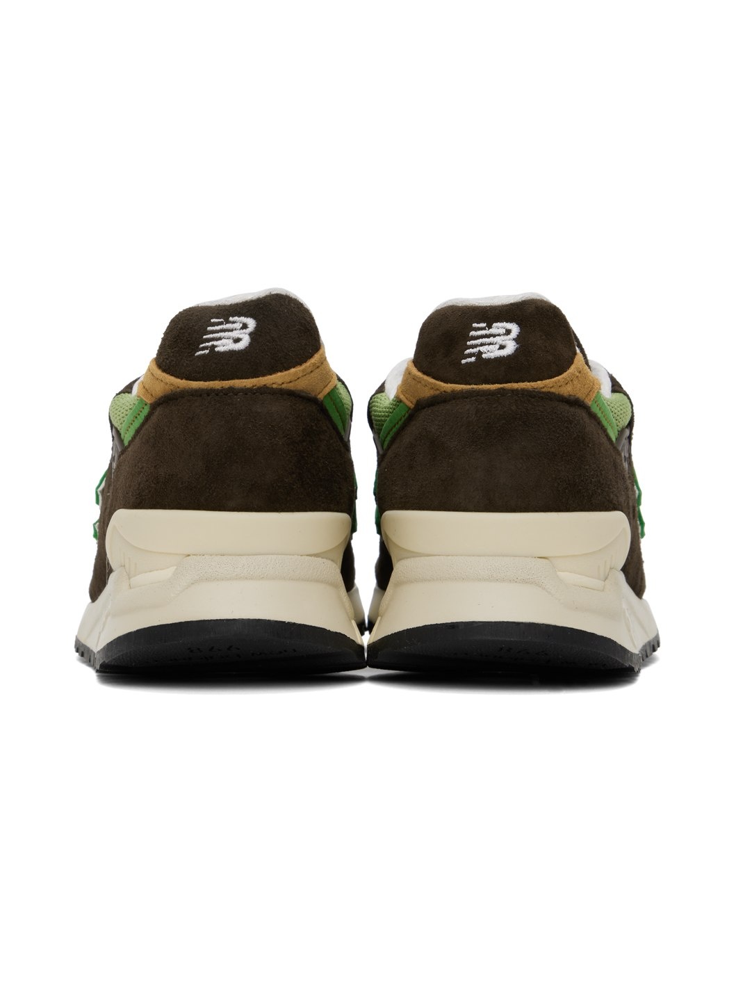 Brown & Green Made in USA 998 Sneakers - 2