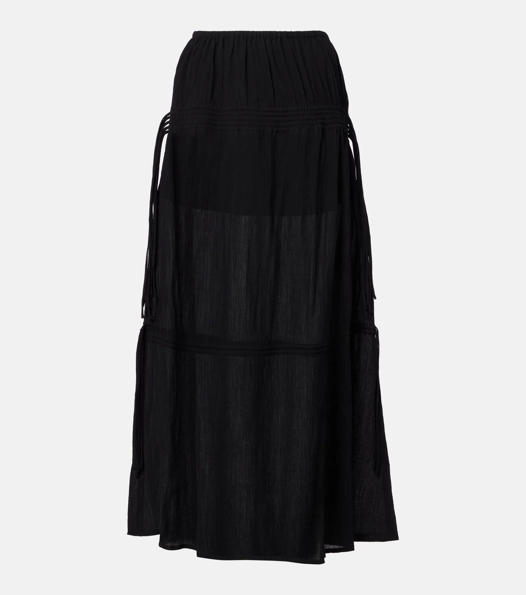 Cotton maxi skirt - 1