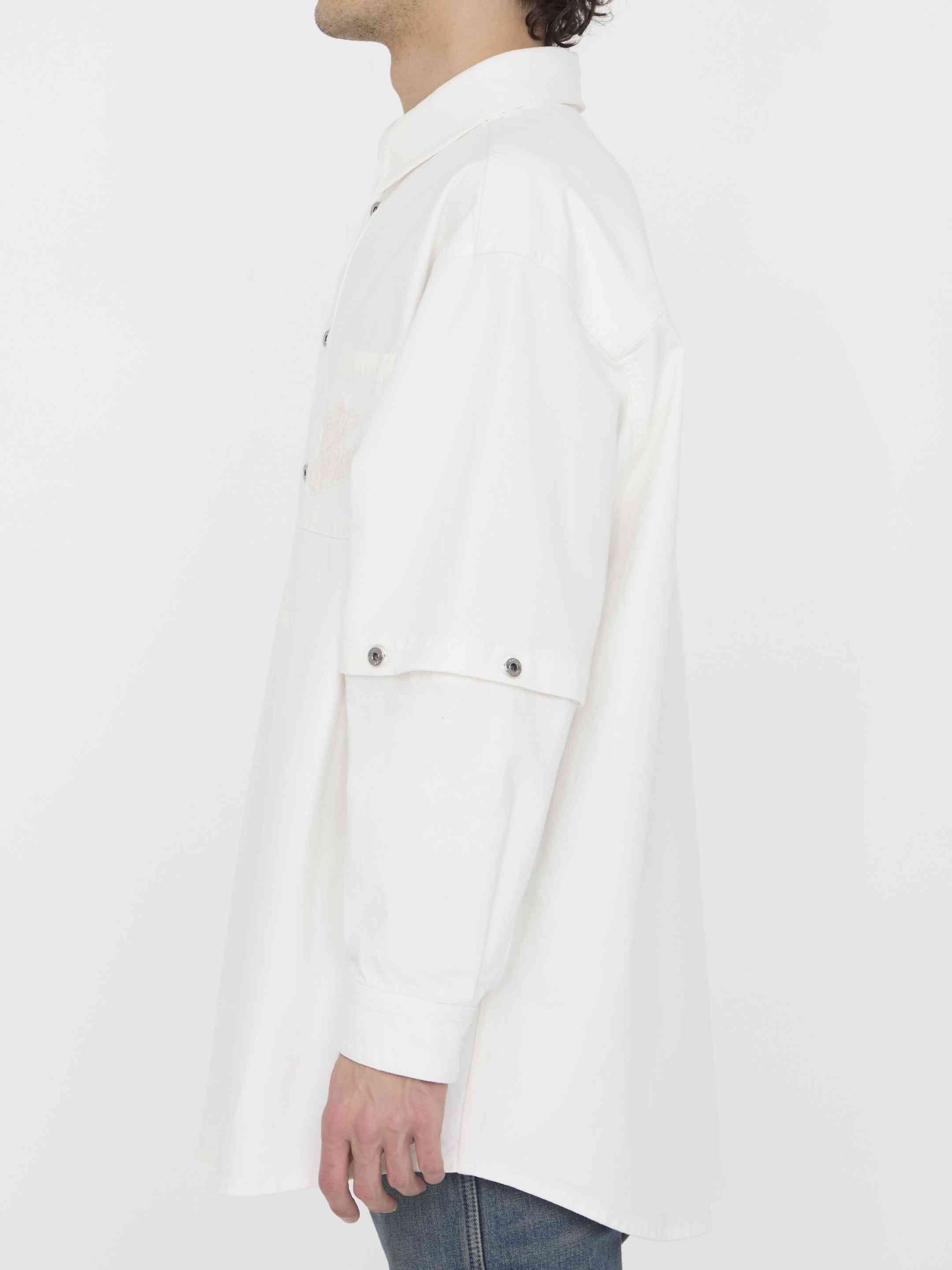 Off White Men 90S Logo Overshirt - 3