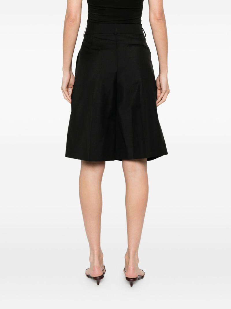 pleated tailored shorts 4