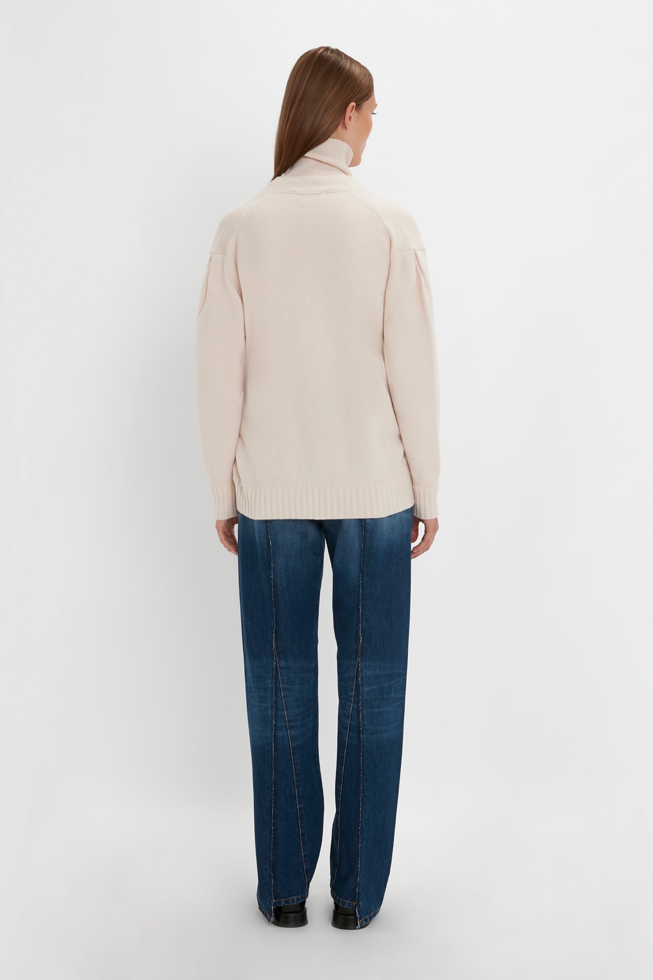 Double Layer Cardigan In Ivory - 4