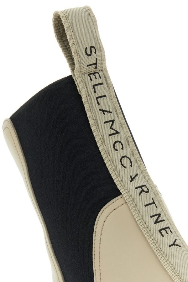 【送料&関税込】Stella McCartney Two-tone Alter Mat Trace An Stella McCartney Two-Tone Chain Vegan Leather Tote Bag