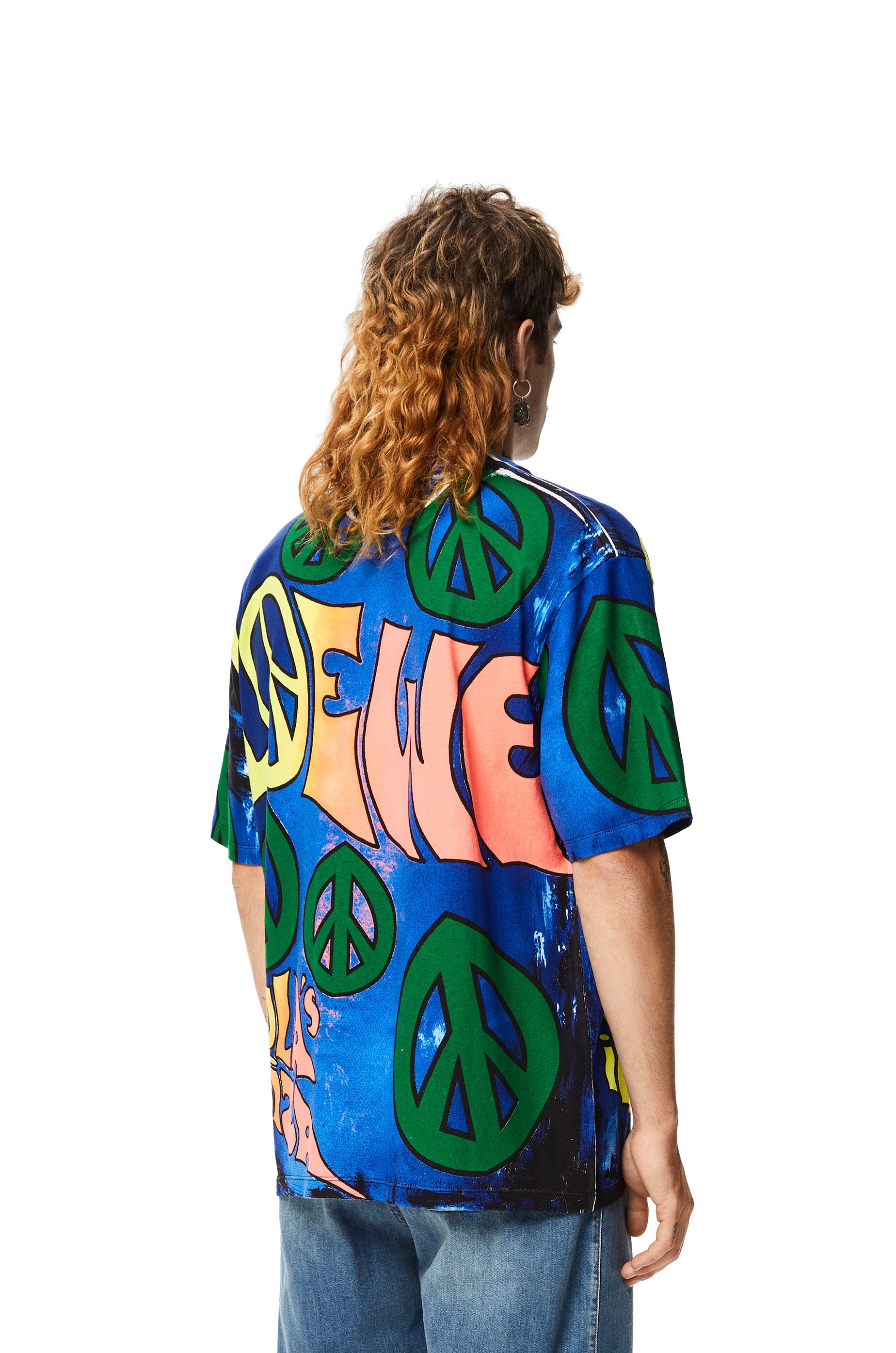 Paula's peace print T-shirt in cotton - 4
