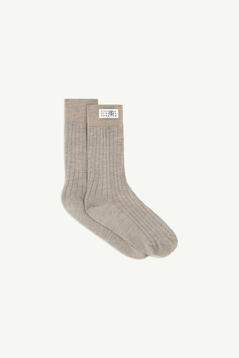 Wool blend socks 1