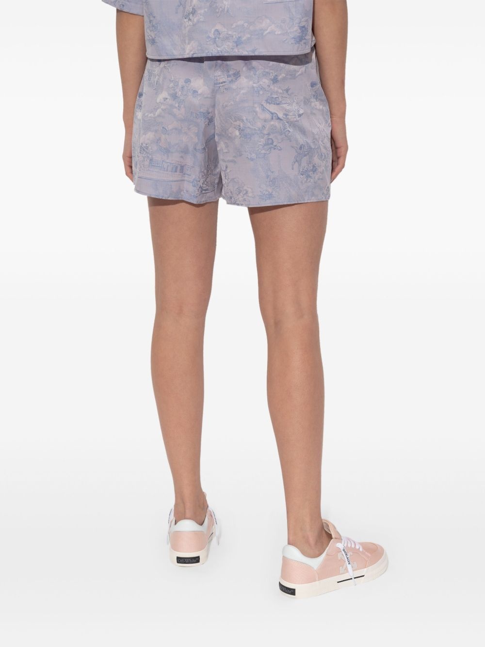 all-over printed shorts - 4