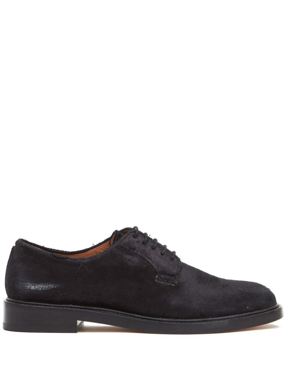 distressed-finish lace-up shoes - 1