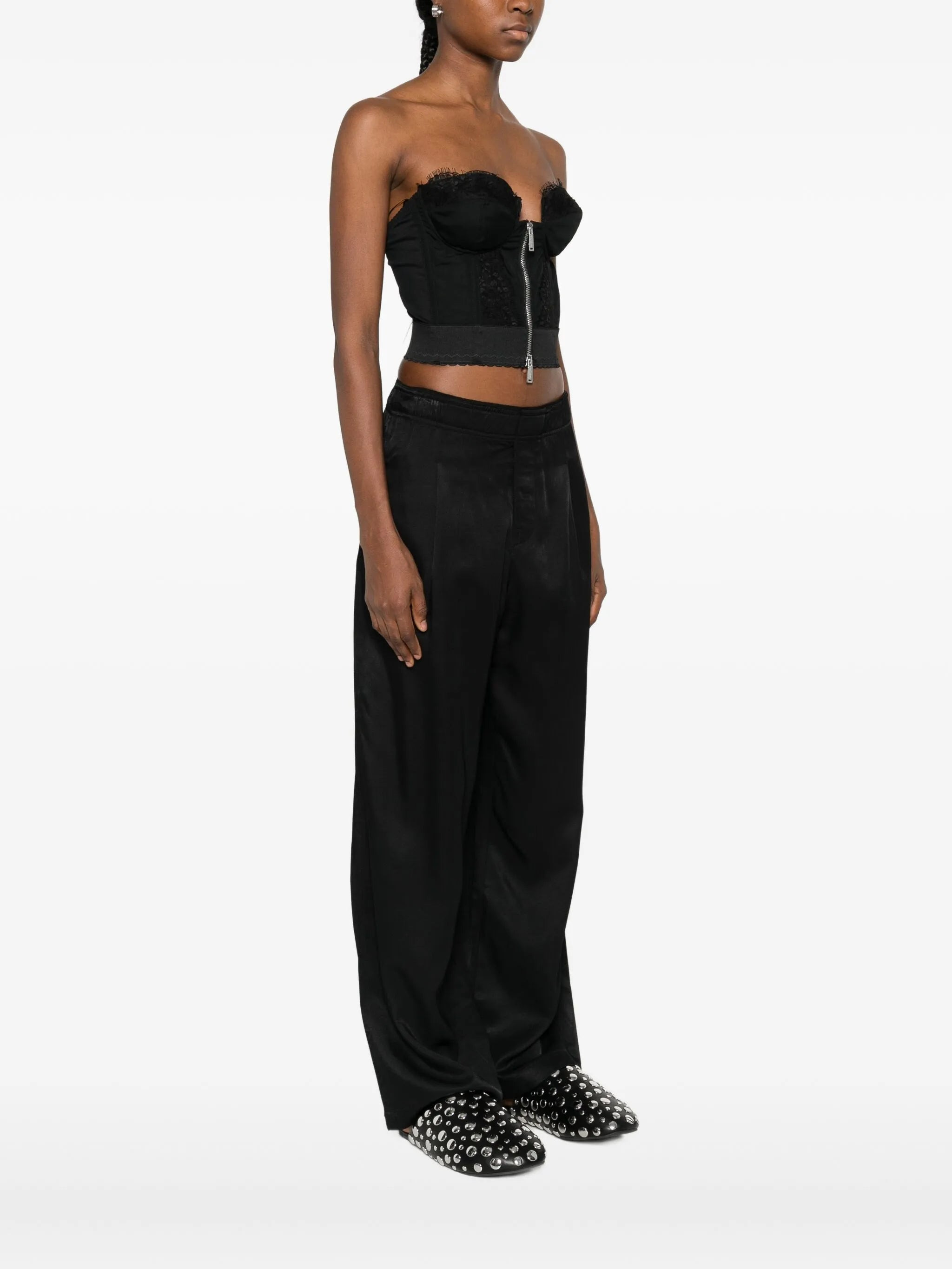 Dsquared2 Lace Zip-fastening Top - 4