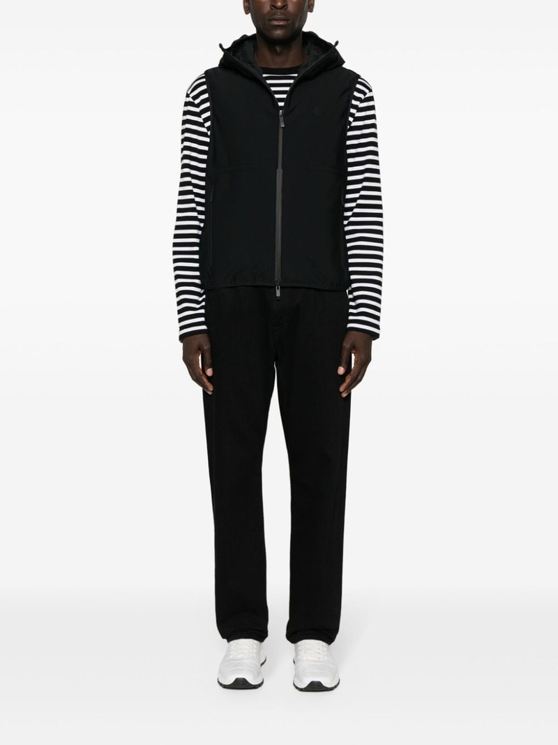 Moncler padded hooded gilet outlook