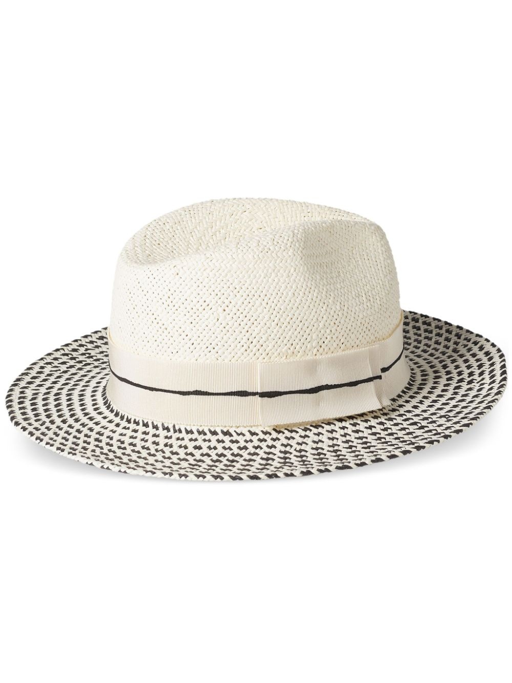 Candice woven-design hat - 1