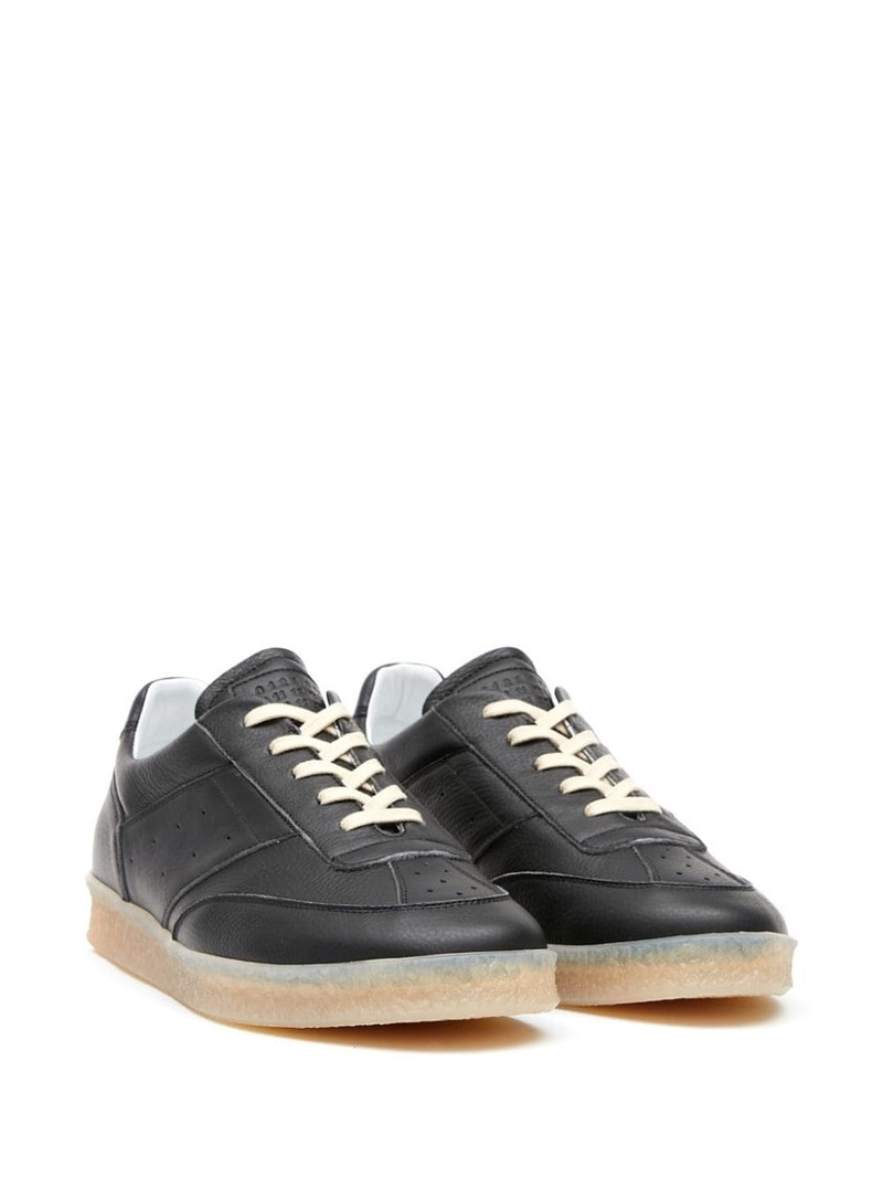 MM6 Maison Margiela panelled lace-up sneakers outlook
