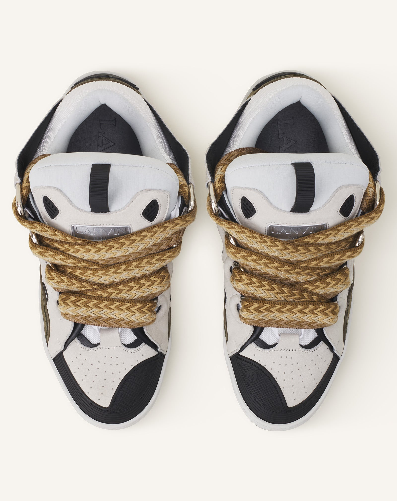 CURB LEATHER SNEAKERS - 4