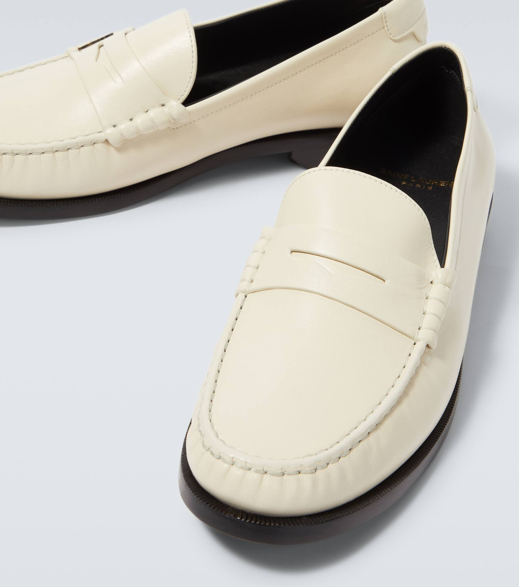 Le Loafer leather penny loafers - 3