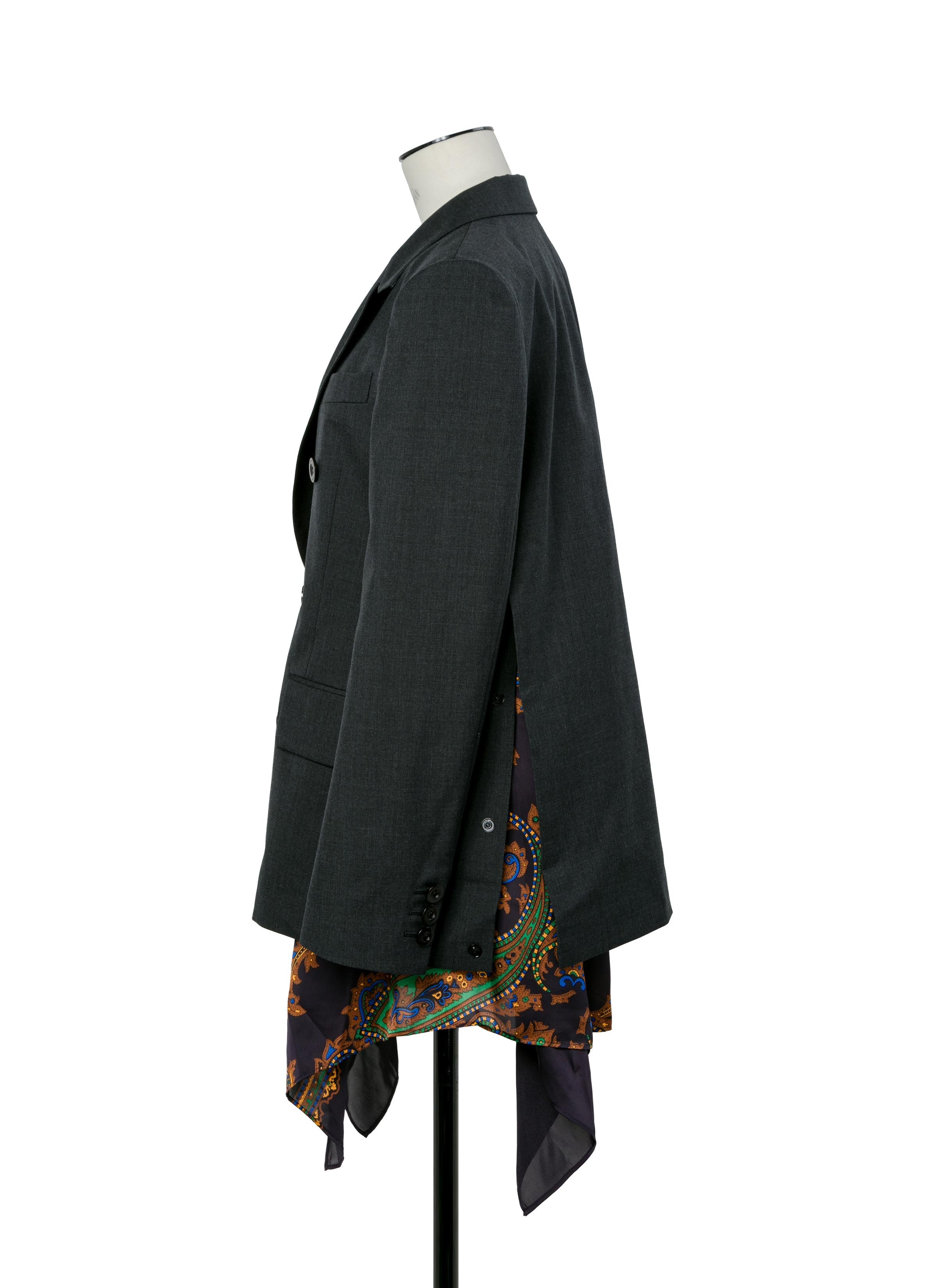 Suiting x Paisley Print Jacket - 3