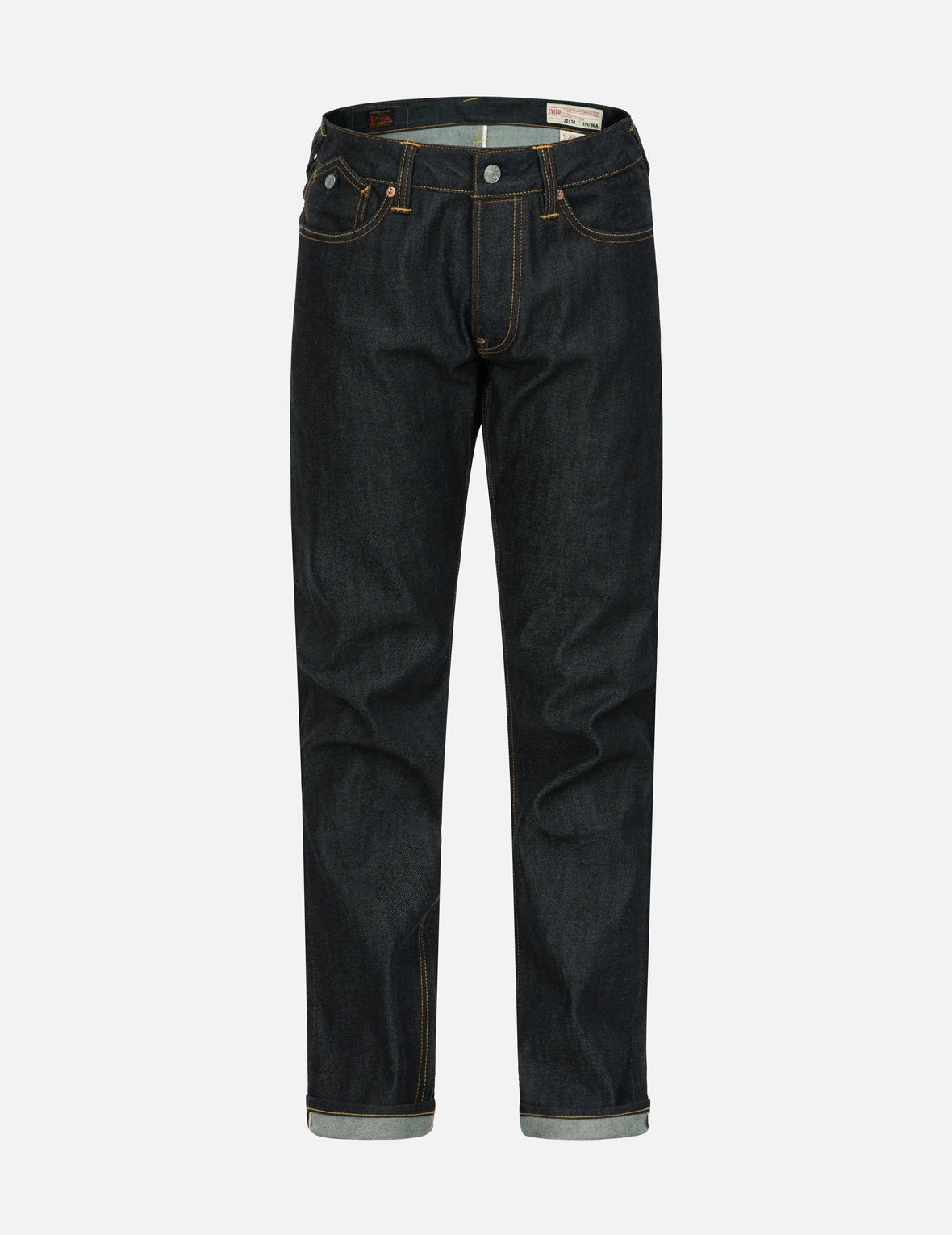 Crane Embrodiery Brocade Daicock Regular Straight Fit Jeans #2008 - 2