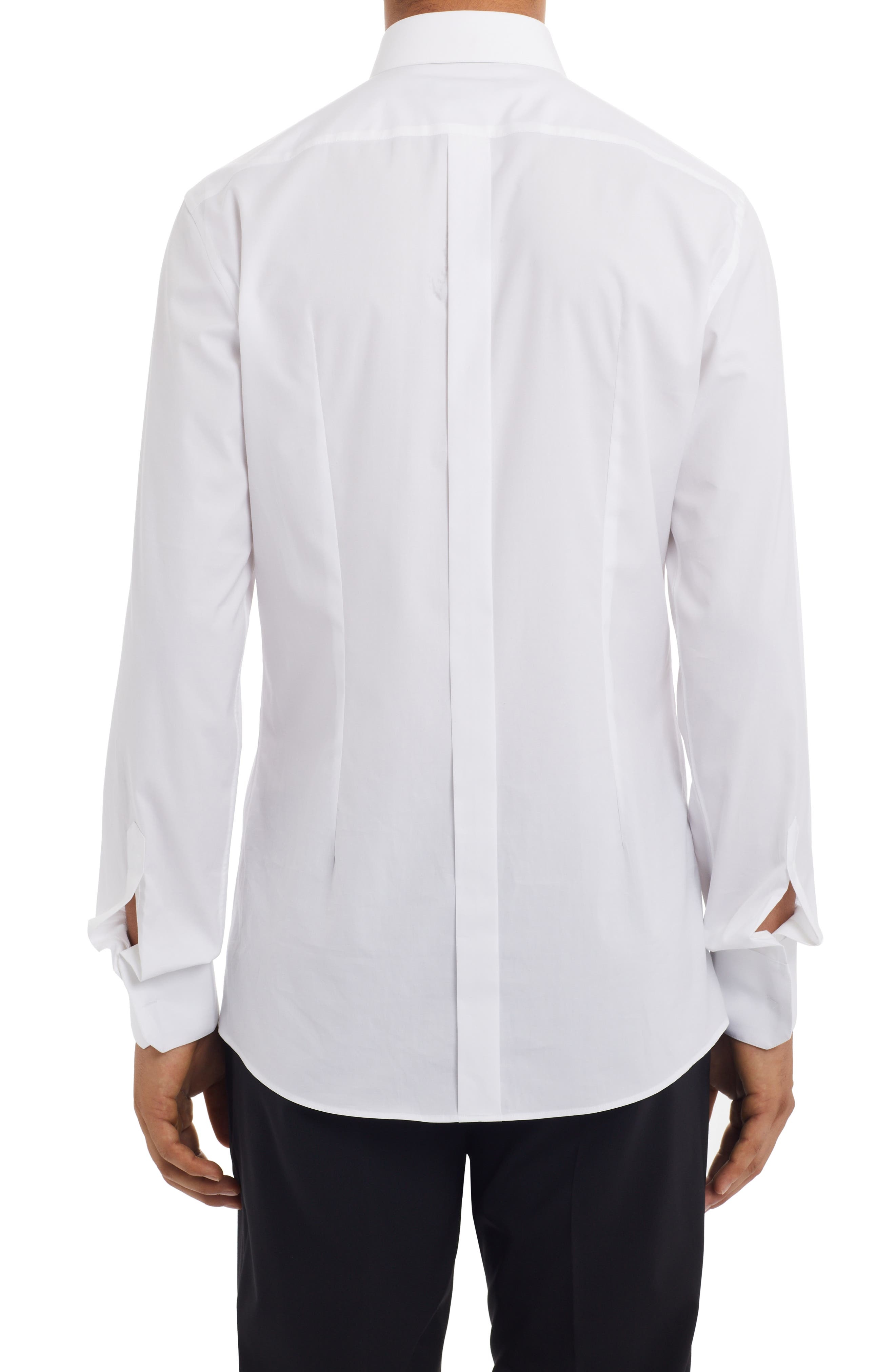 Gold Fit Stretch Cotton Dress Shirt - 2