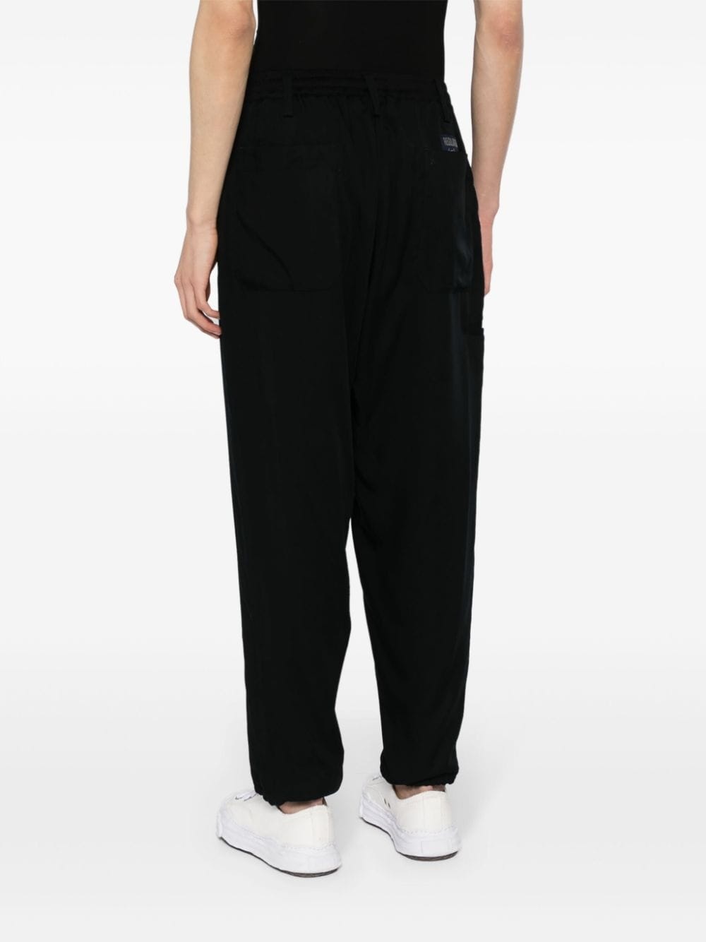 high-waist tapered trousers - 4