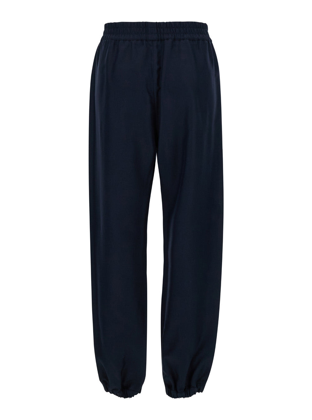 Moncler Women Blue Joggers Pants With Embroidery In Technical Fabric Woman - 2