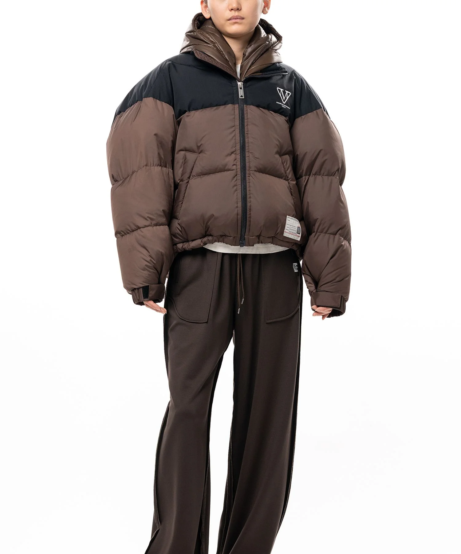 Hooded Down Jacket - 1