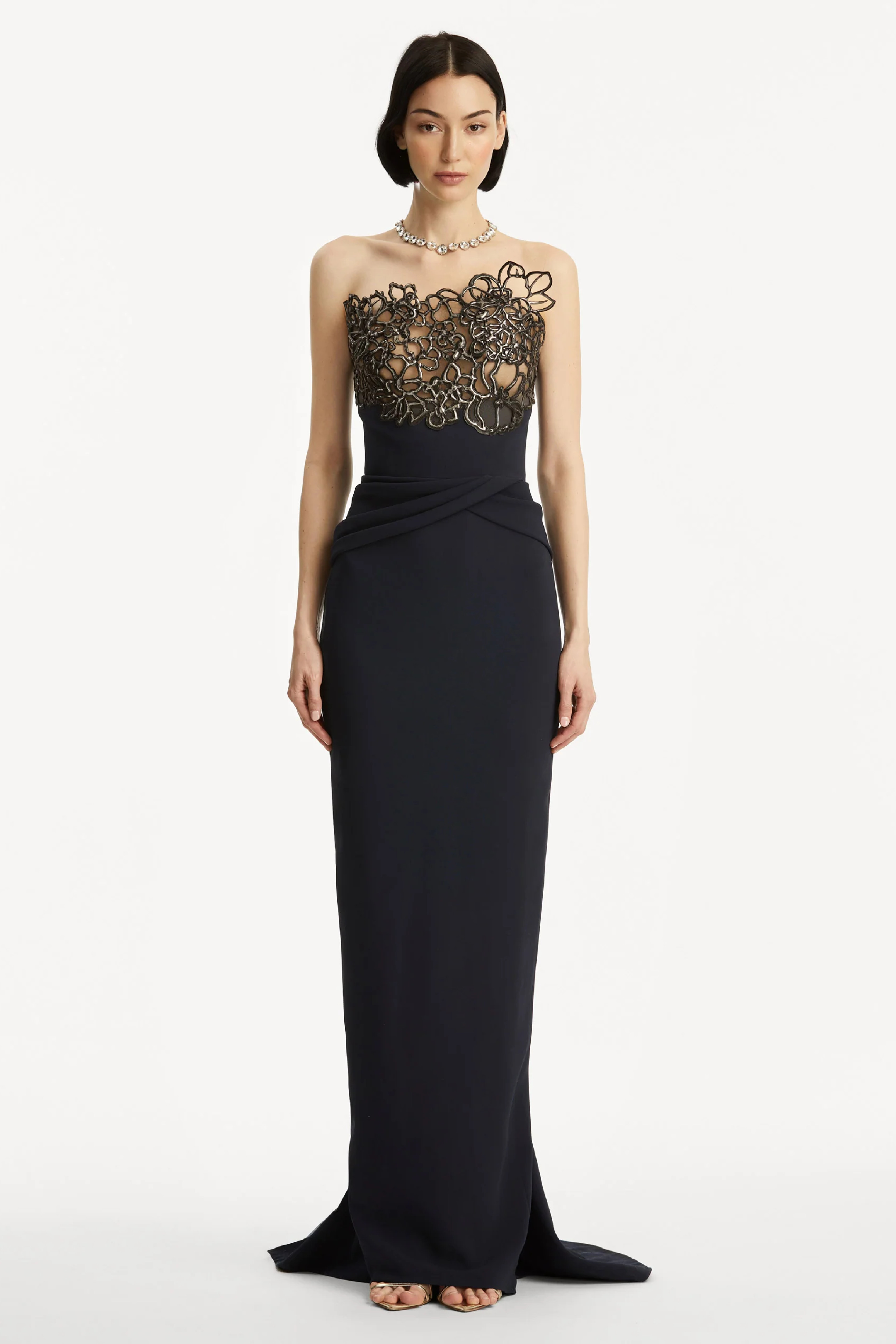 RUBBER LACE CADY GOWN - 2