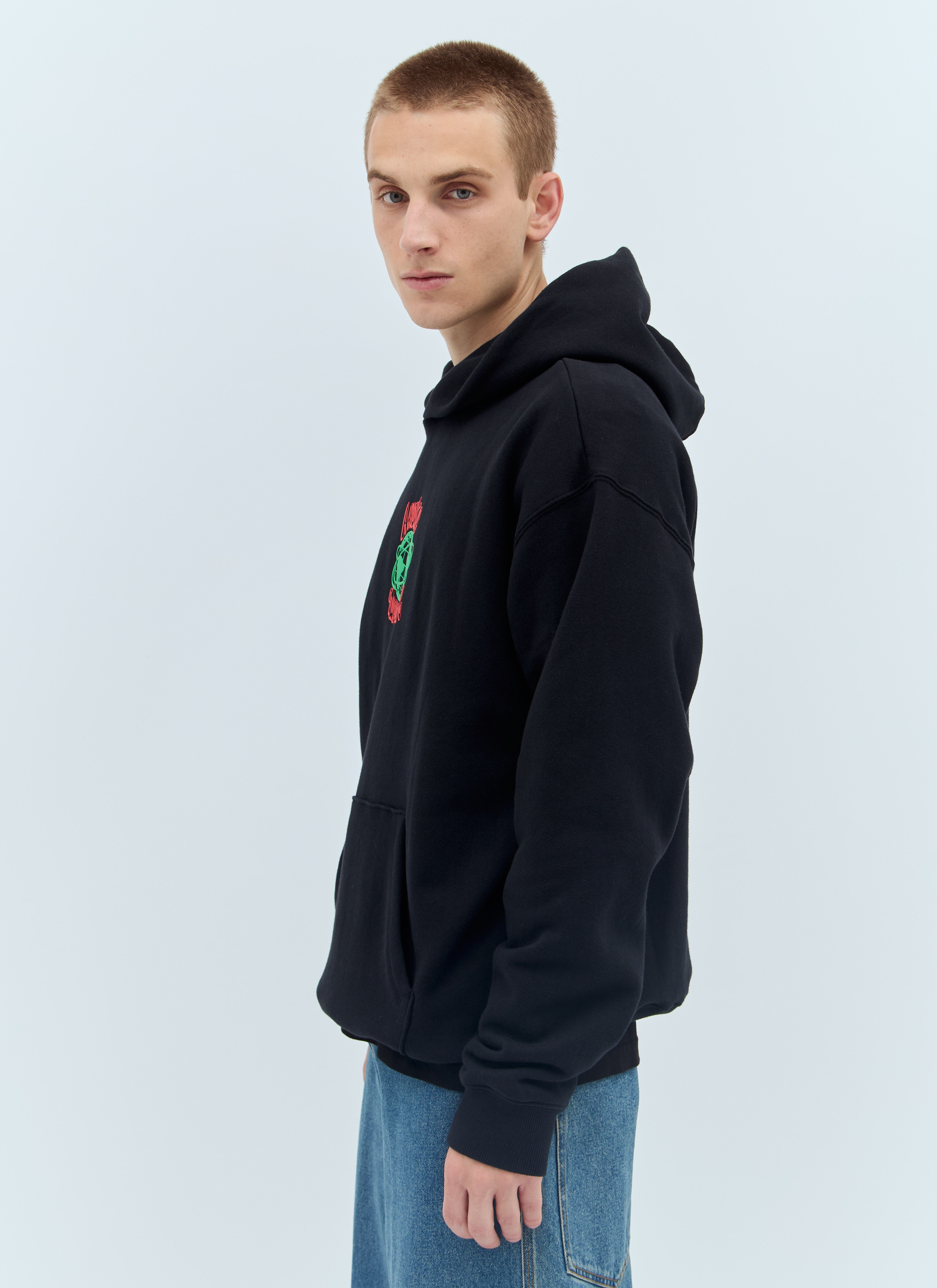 Globe Hooded Sweatshirt - 2