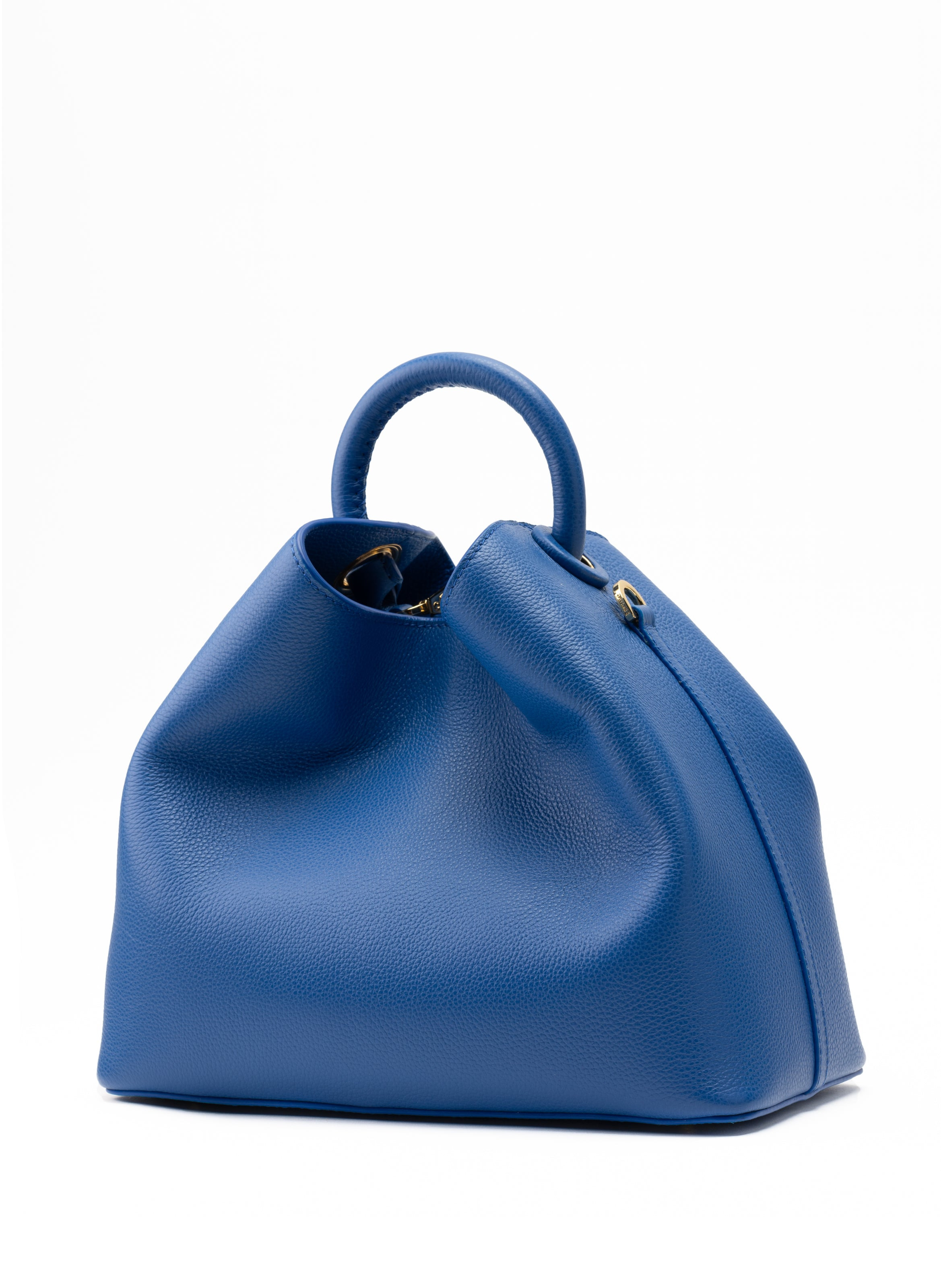 Raisin Pebbled Leather Azure Blue - 2