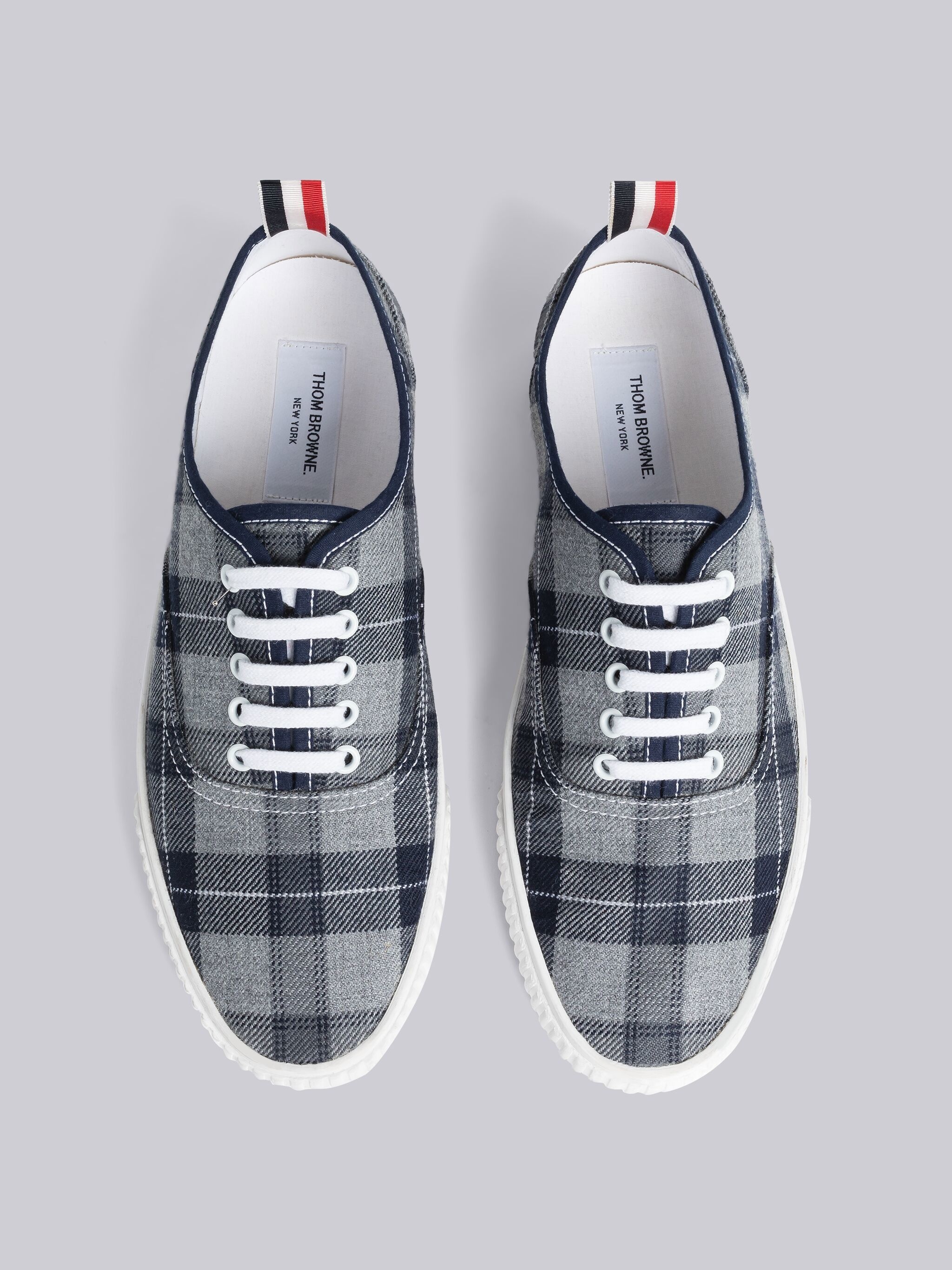 Tartan Wool Twill Suiting Heritage Trainer - 4