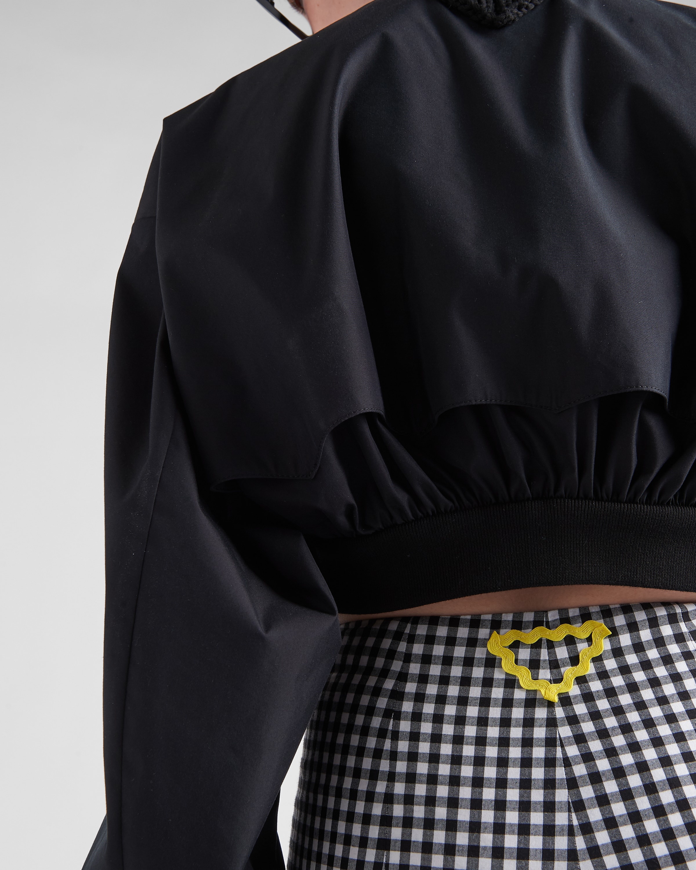 Stretch gingham check pants - 4