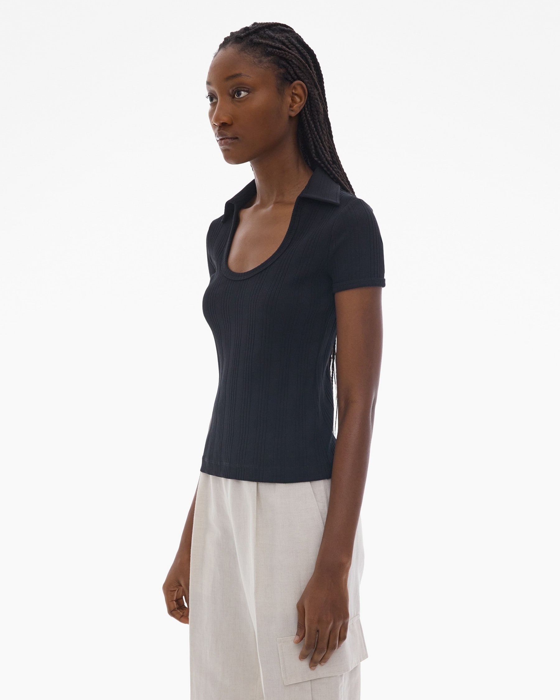 U-NECK POLO - 5