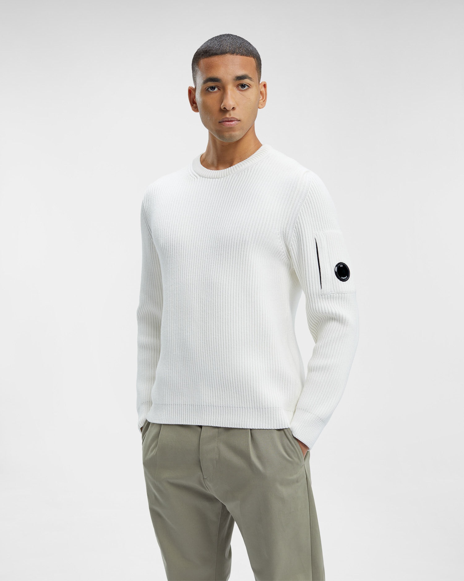 Full Rib Crew Neck Jumper - 2