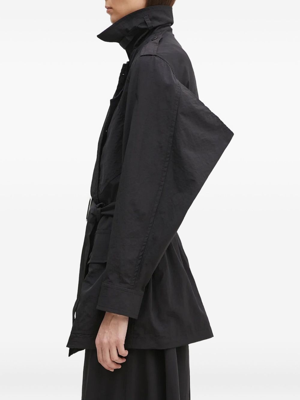 belted trench coat - 3