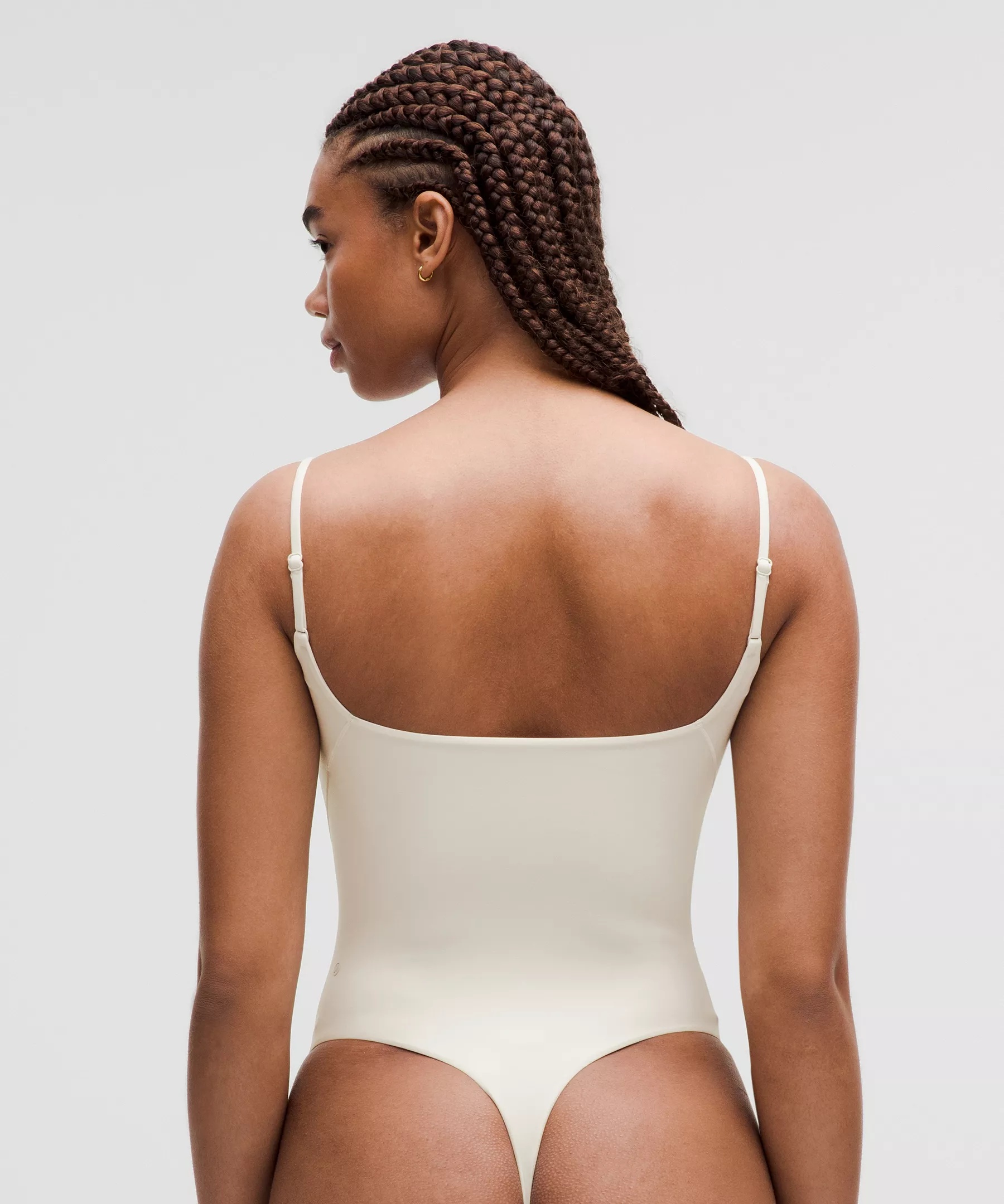 Wundermost Ultra-Soft Nulu Square-Neck Spaghetti-Strap Bodysuit - 3