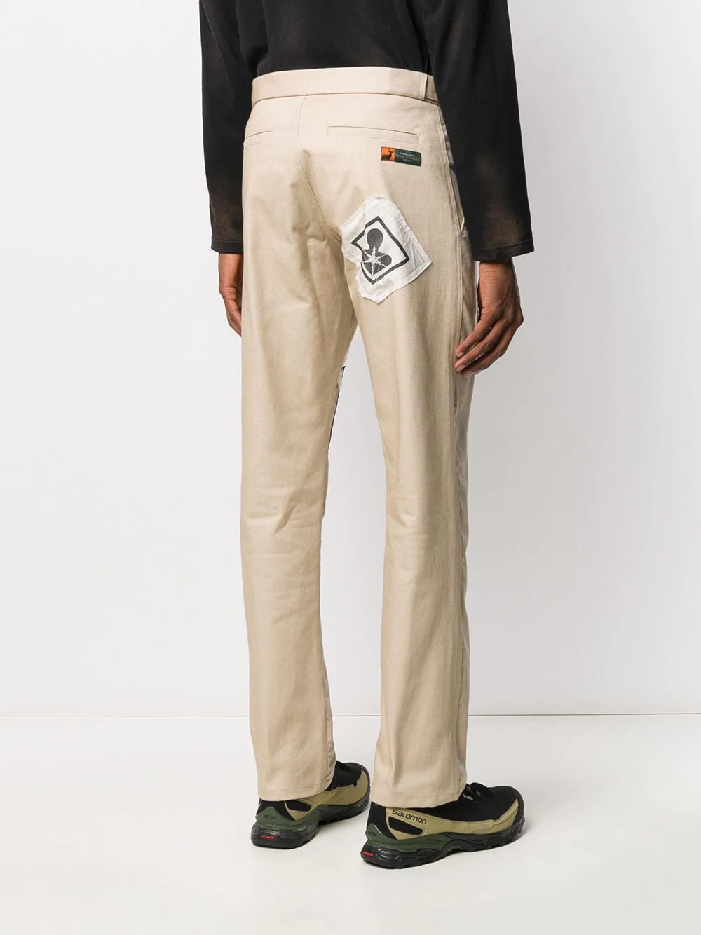 patches corduroy trousers - 4