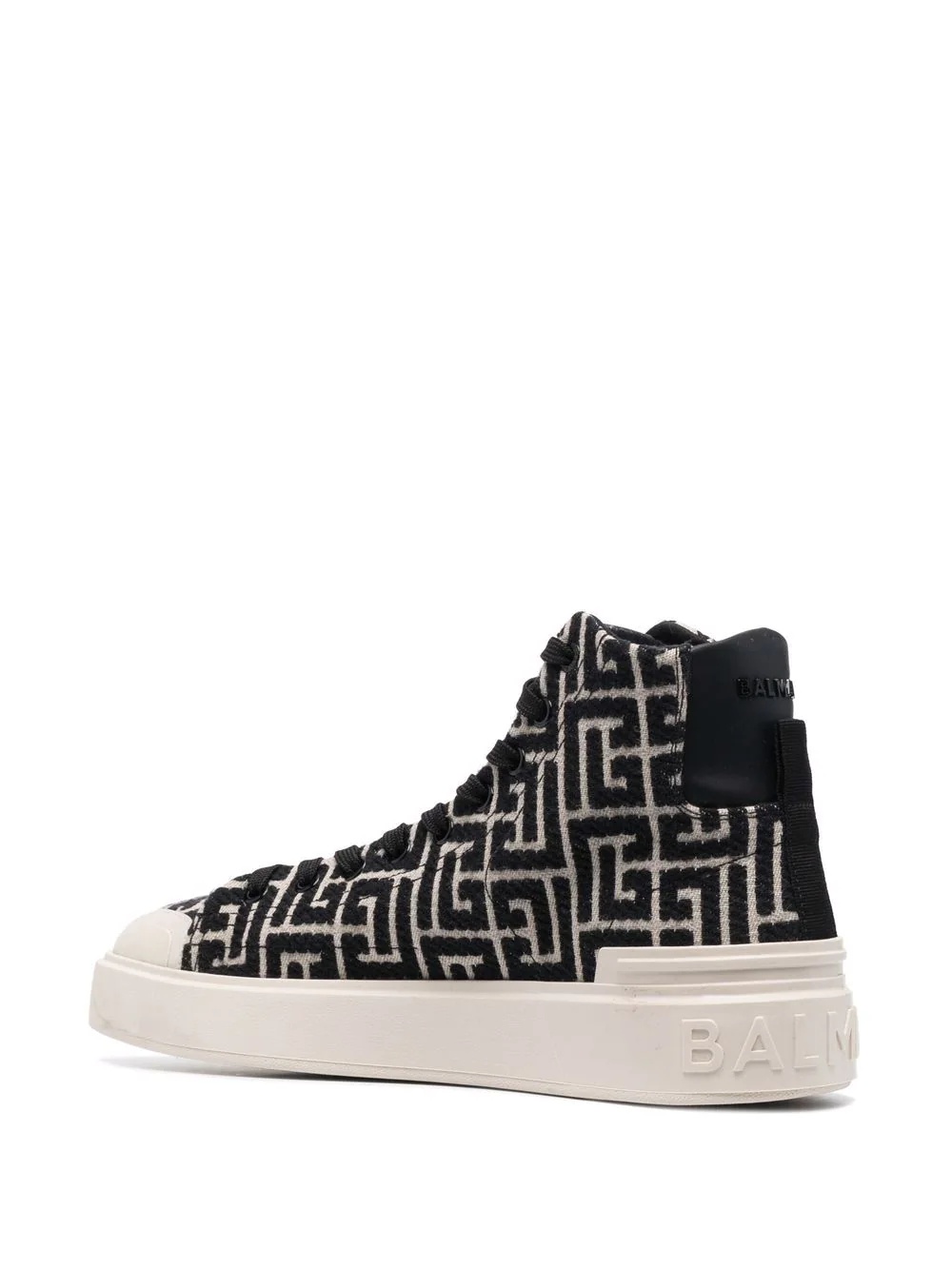 B-Court monogram high-top sneakers - 3