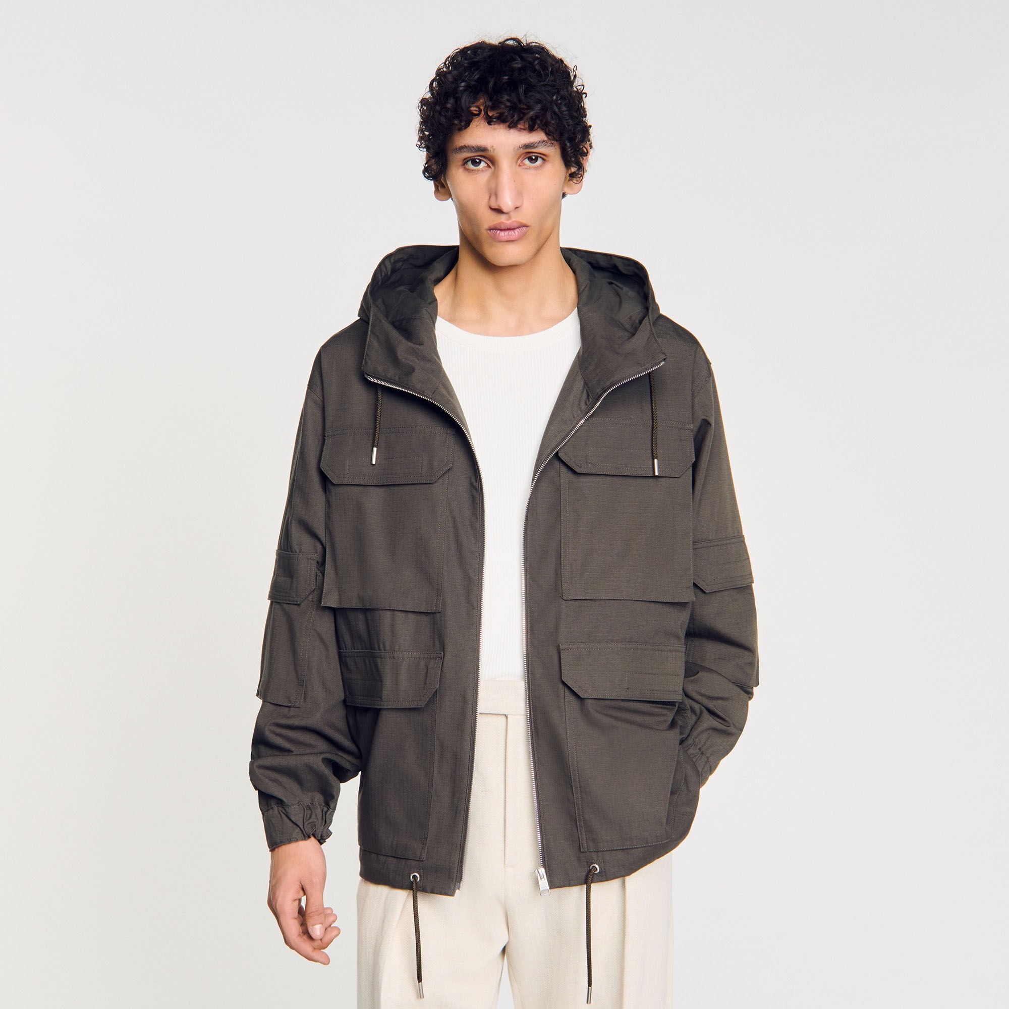 HOODED MILITARY PARKA - 4