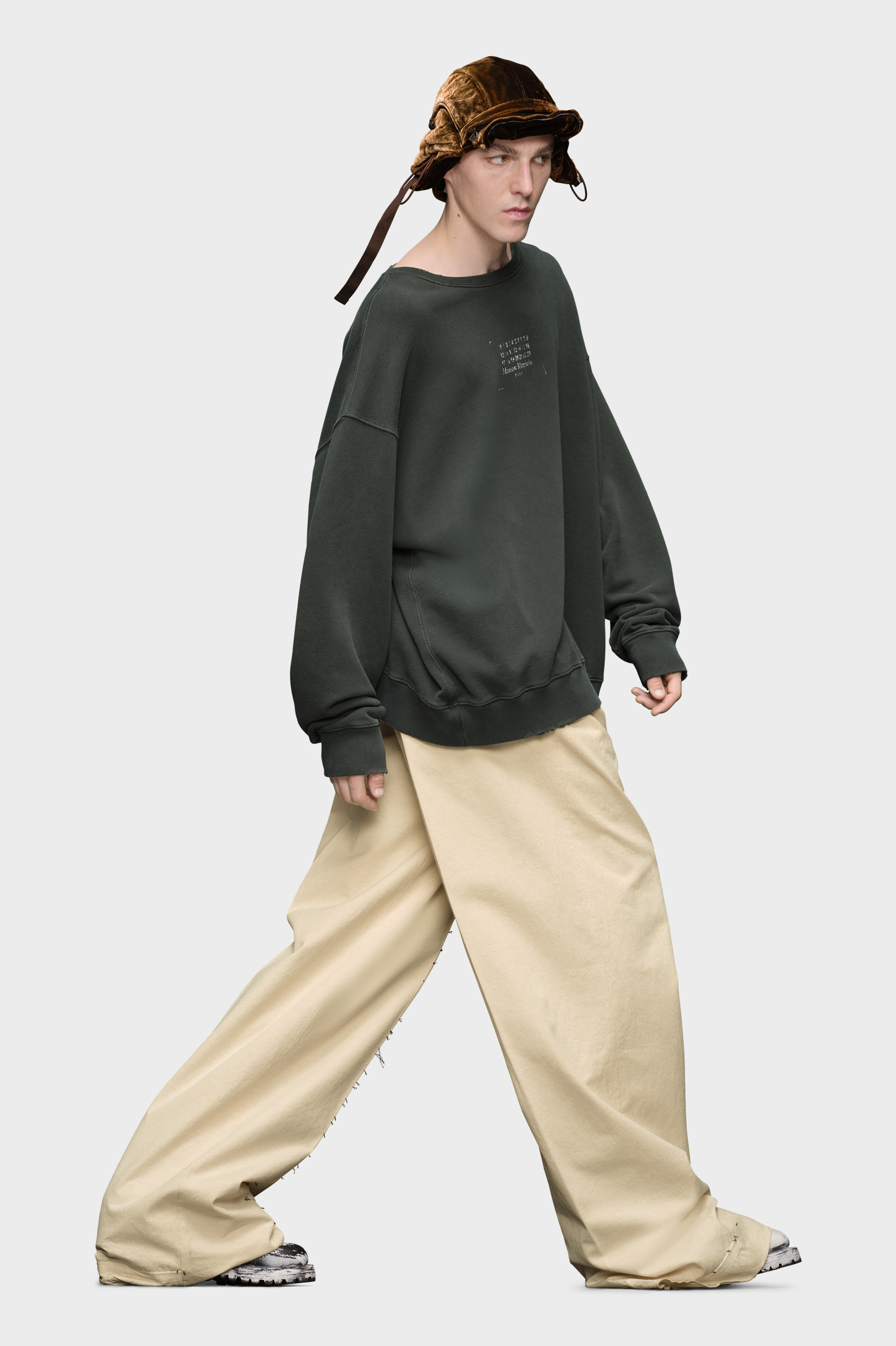 Stamp logo sweatshirt - 3