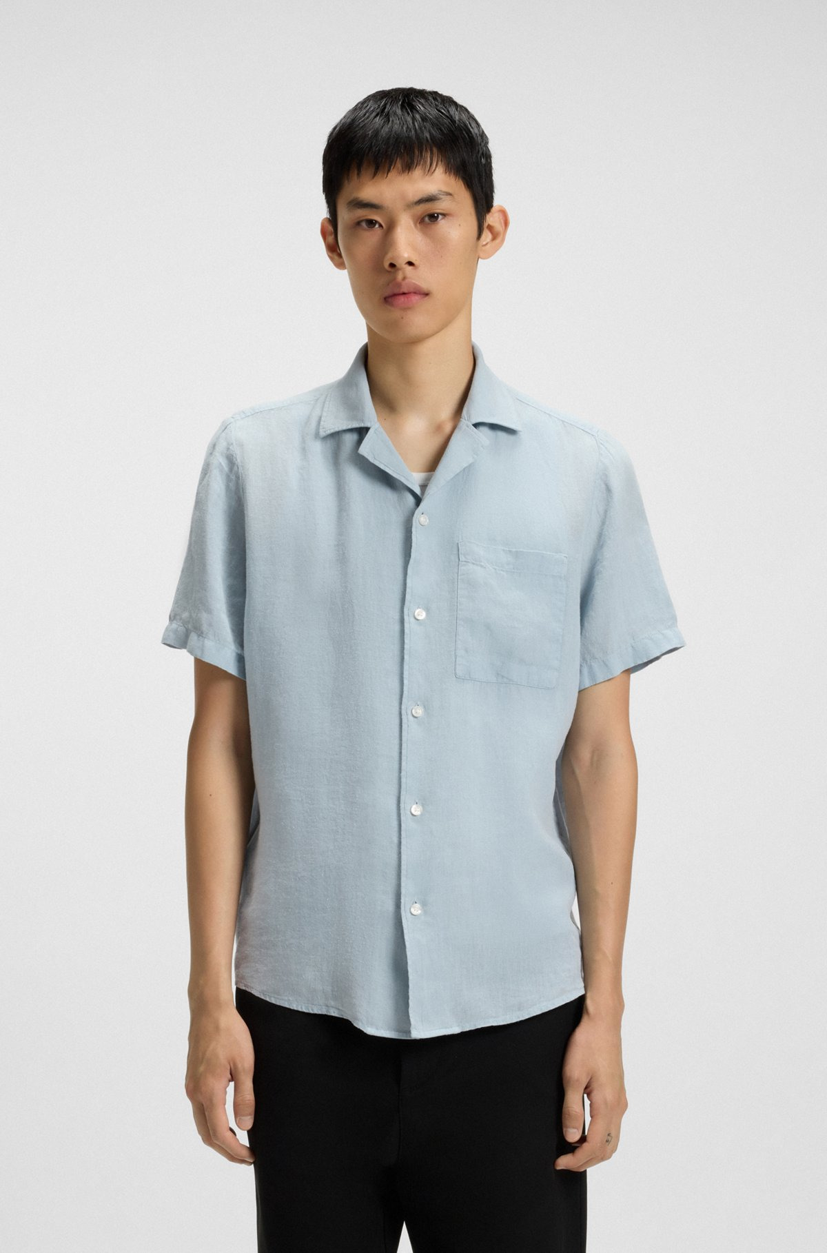 RELAXED-FIT MULTI-OCCASIONAL SHIRT IN LINEN - 2