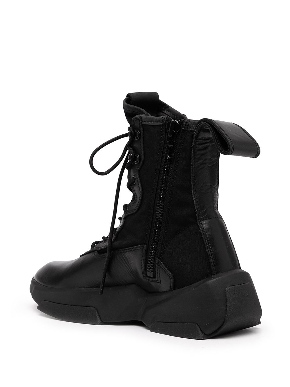 lace-up sneaker ankle boots - 3