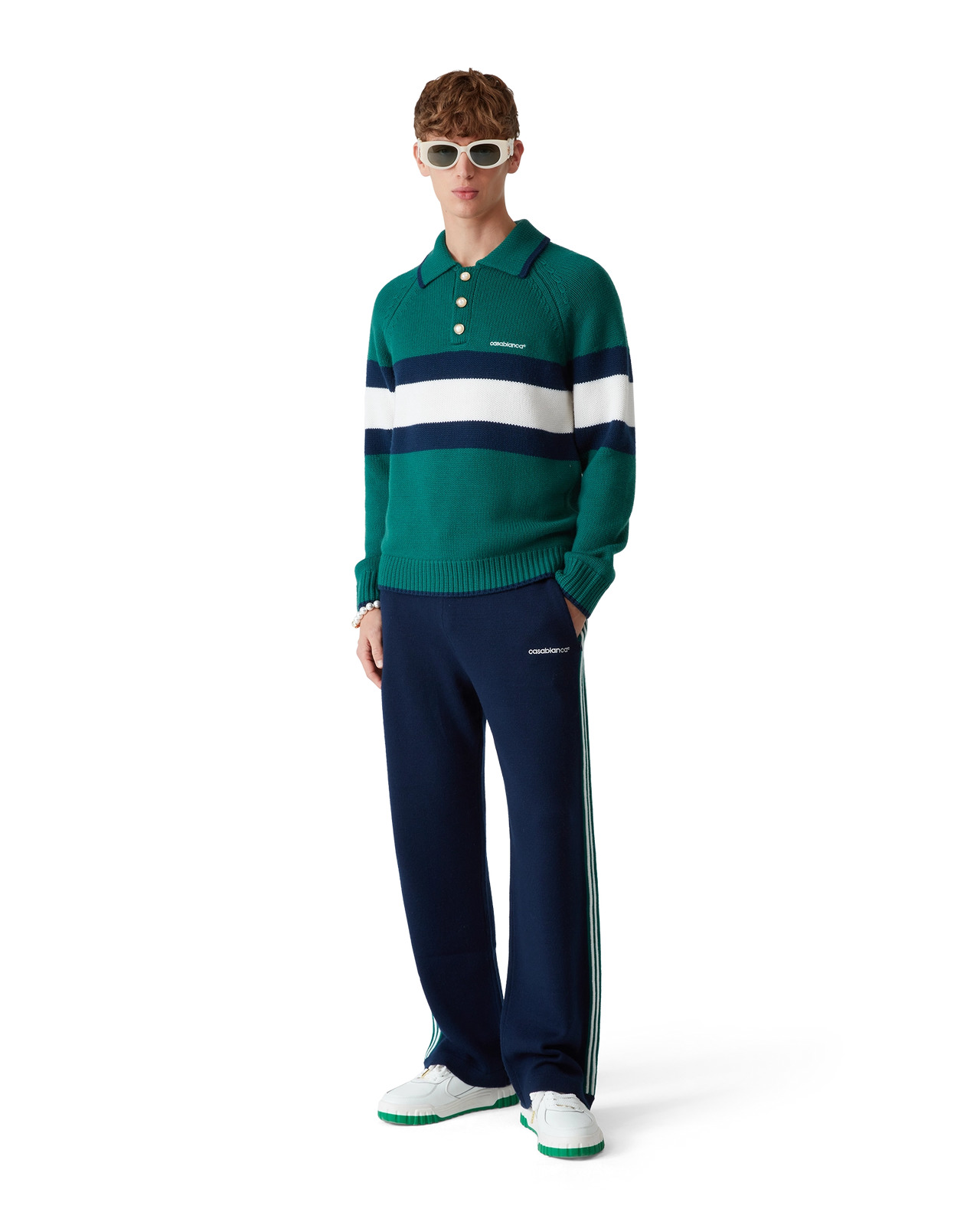 Colourblock Polo Shirt | Casablanca Paris - 2