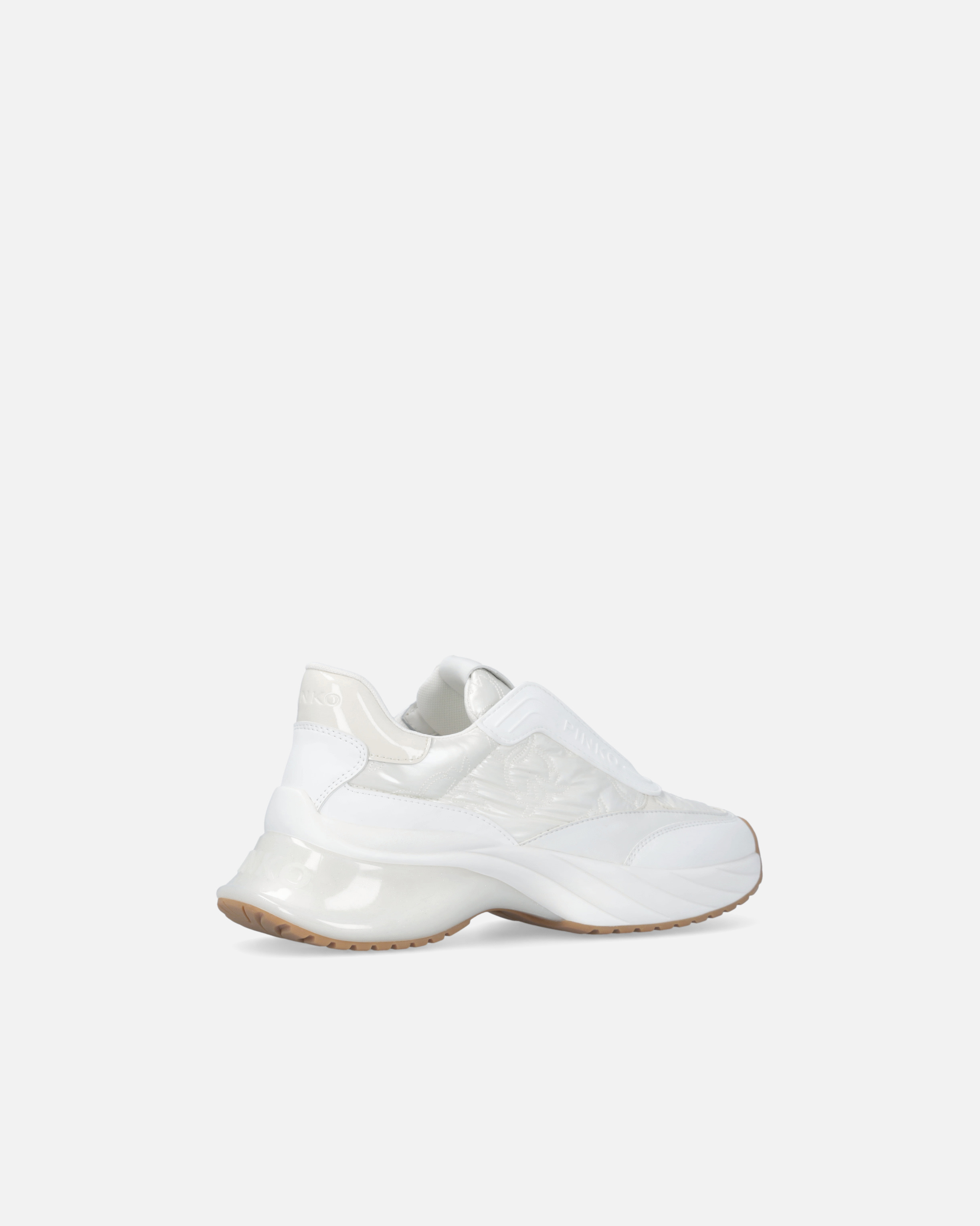 ARIEL LEATHER AND RUBBER SNEAKERS WITH LOVE BIRDS LOGO - 3