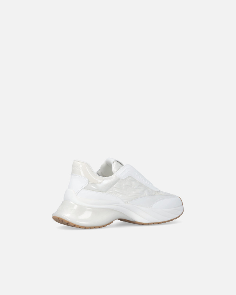 ARIEL LEATHER AND RUBBER SNEAKERS WITH LOVE BIRDS LOGO 3