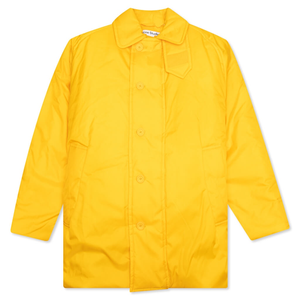 ACNE STUDIOS PADDED NYLON JACKET - YELLOW - 1