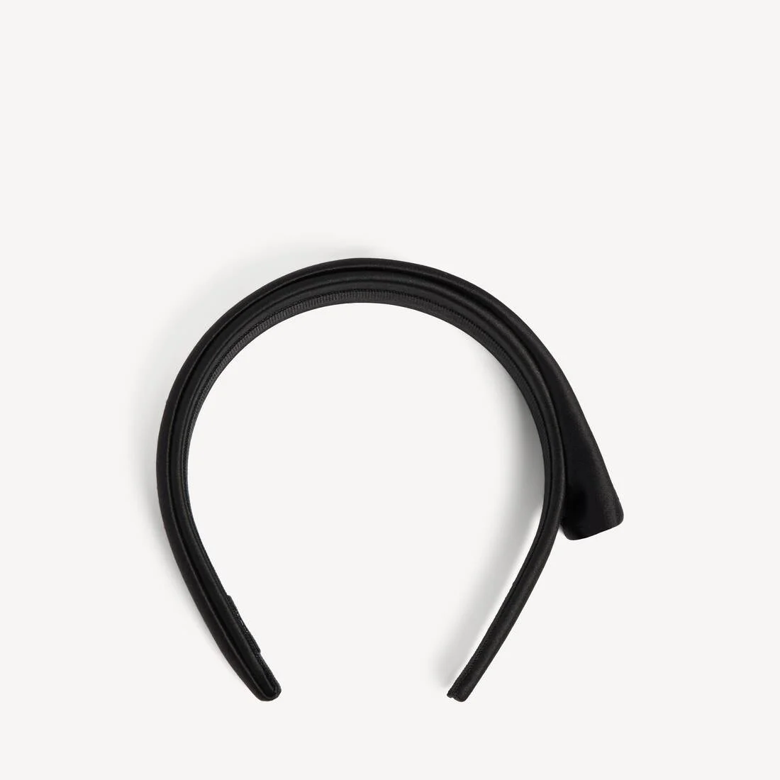 Women's Toque Thin Headband in Black - 1