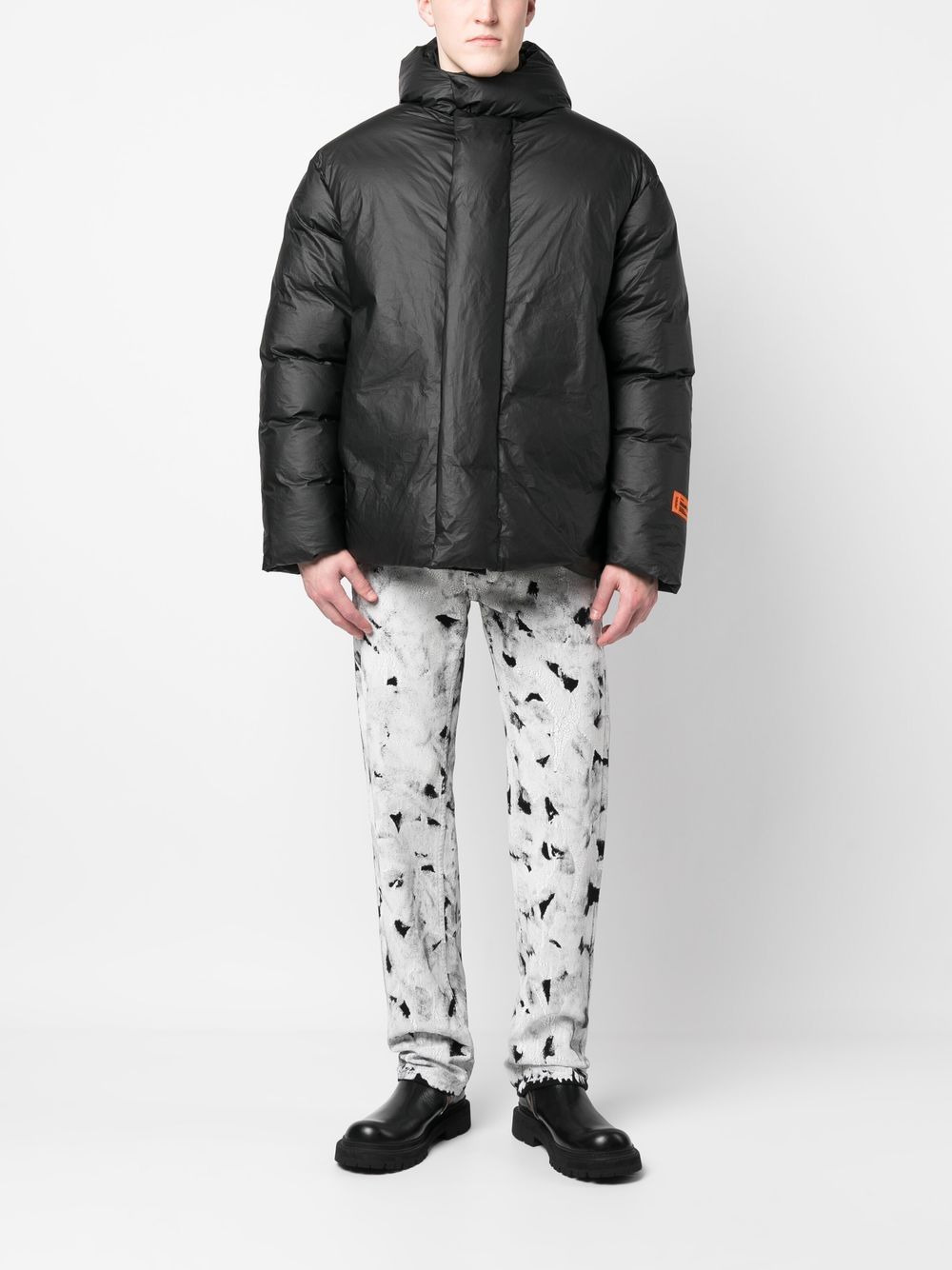 hooded puffer jacket - 2