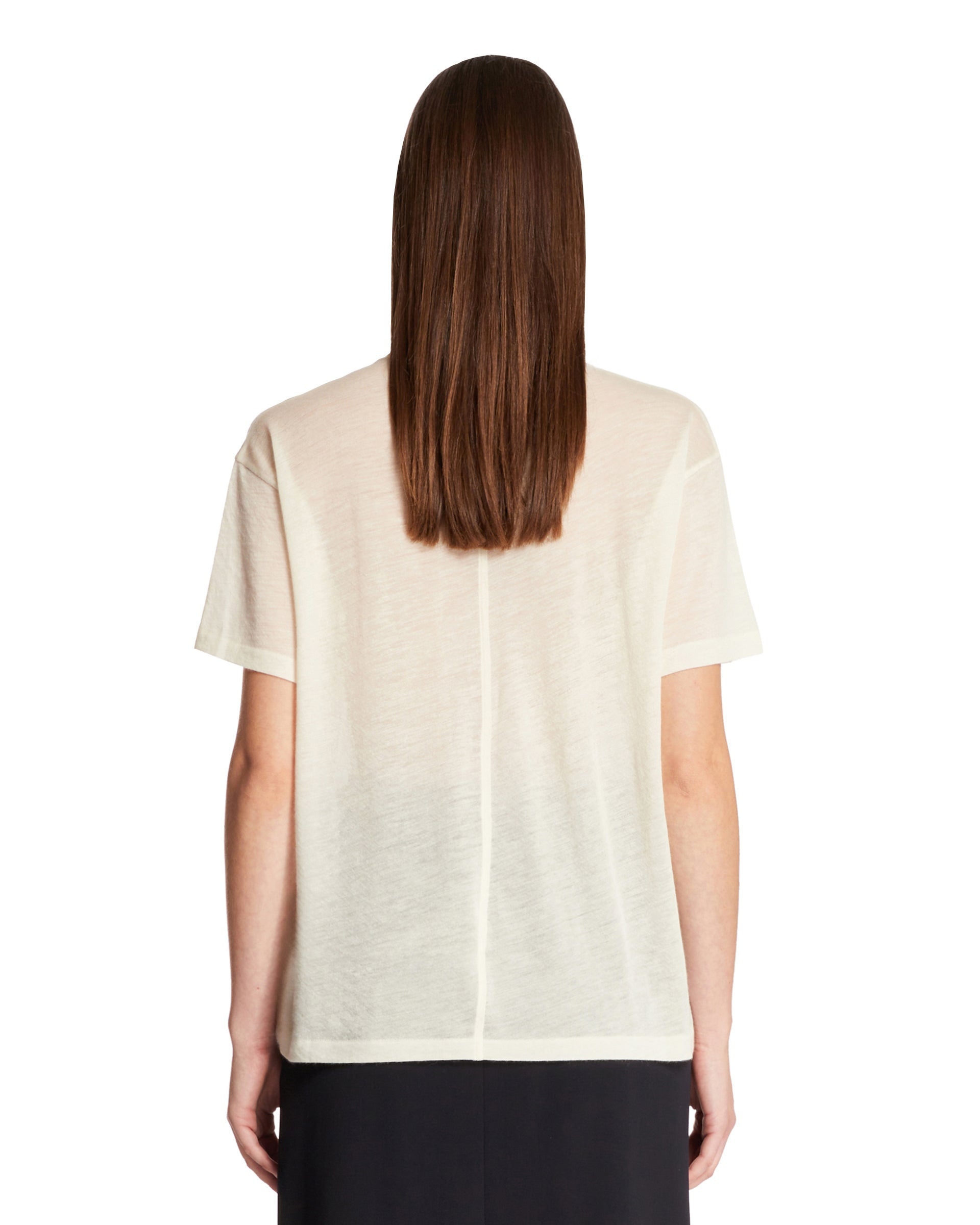 White Lila Cashmere Top - 3