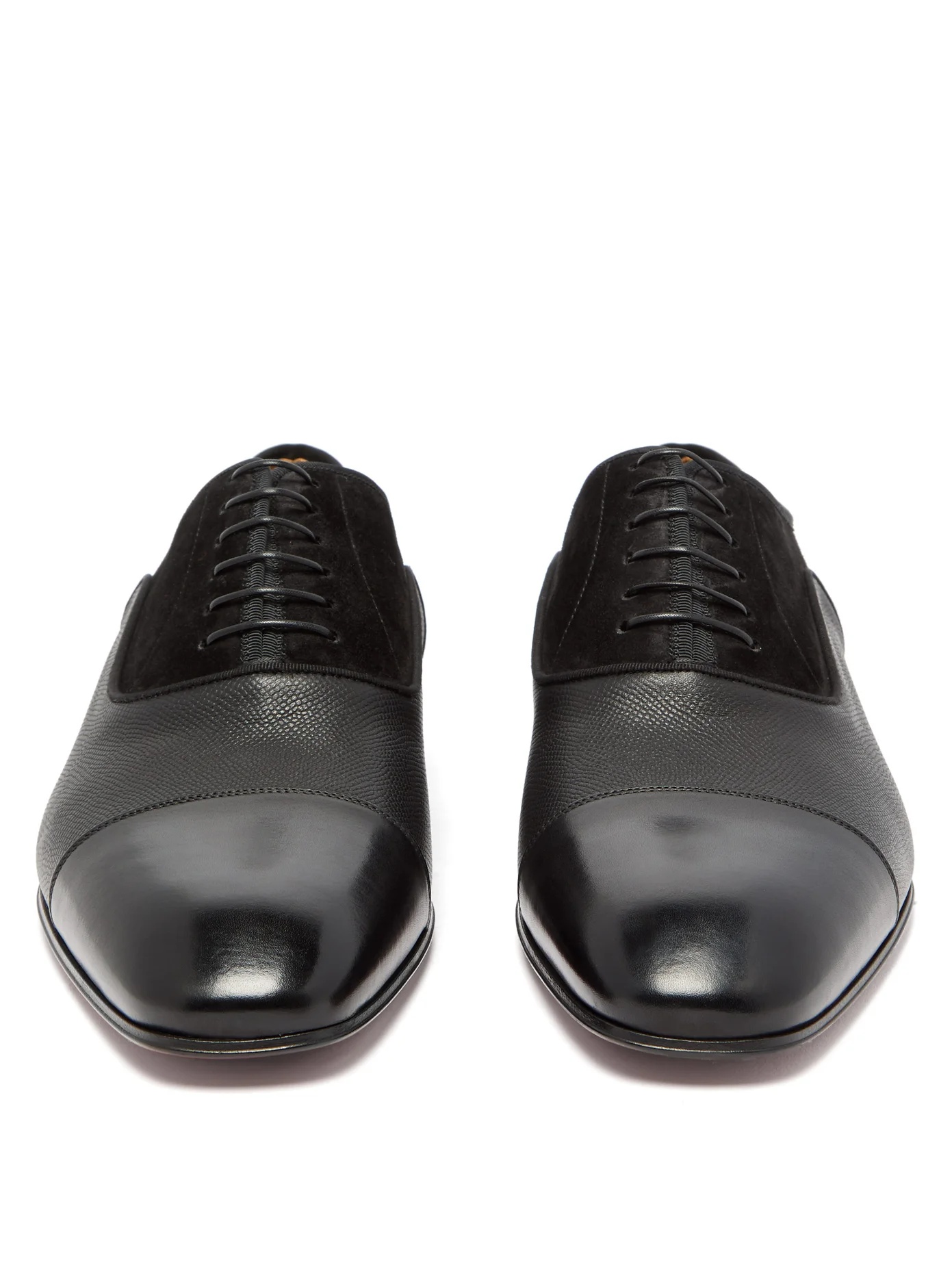 Greggo panelled leather oxford shoes - 5